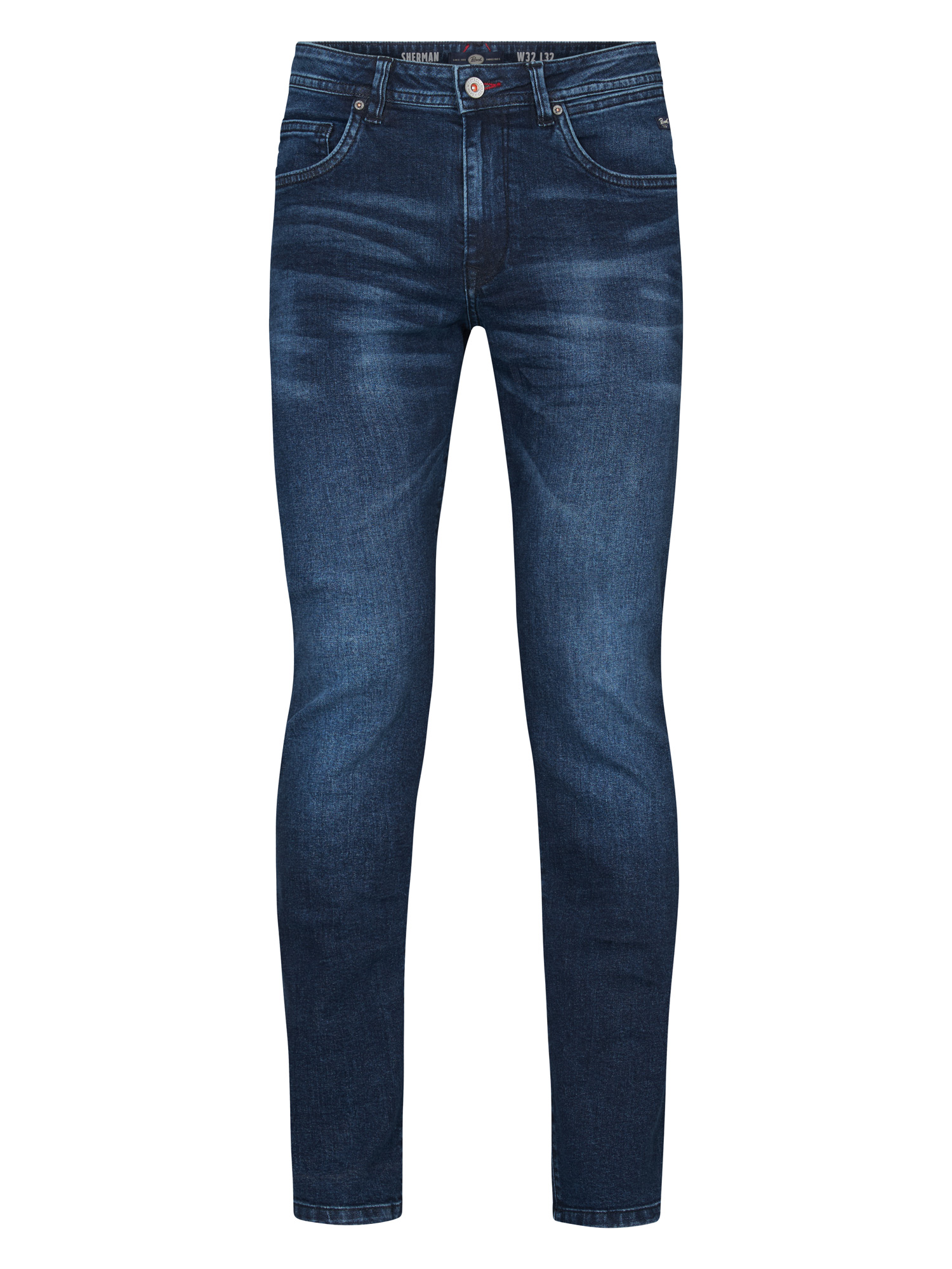 Thumbnail - Petrol Industries - Slim Fit Jeans Sherman Herren - Blau