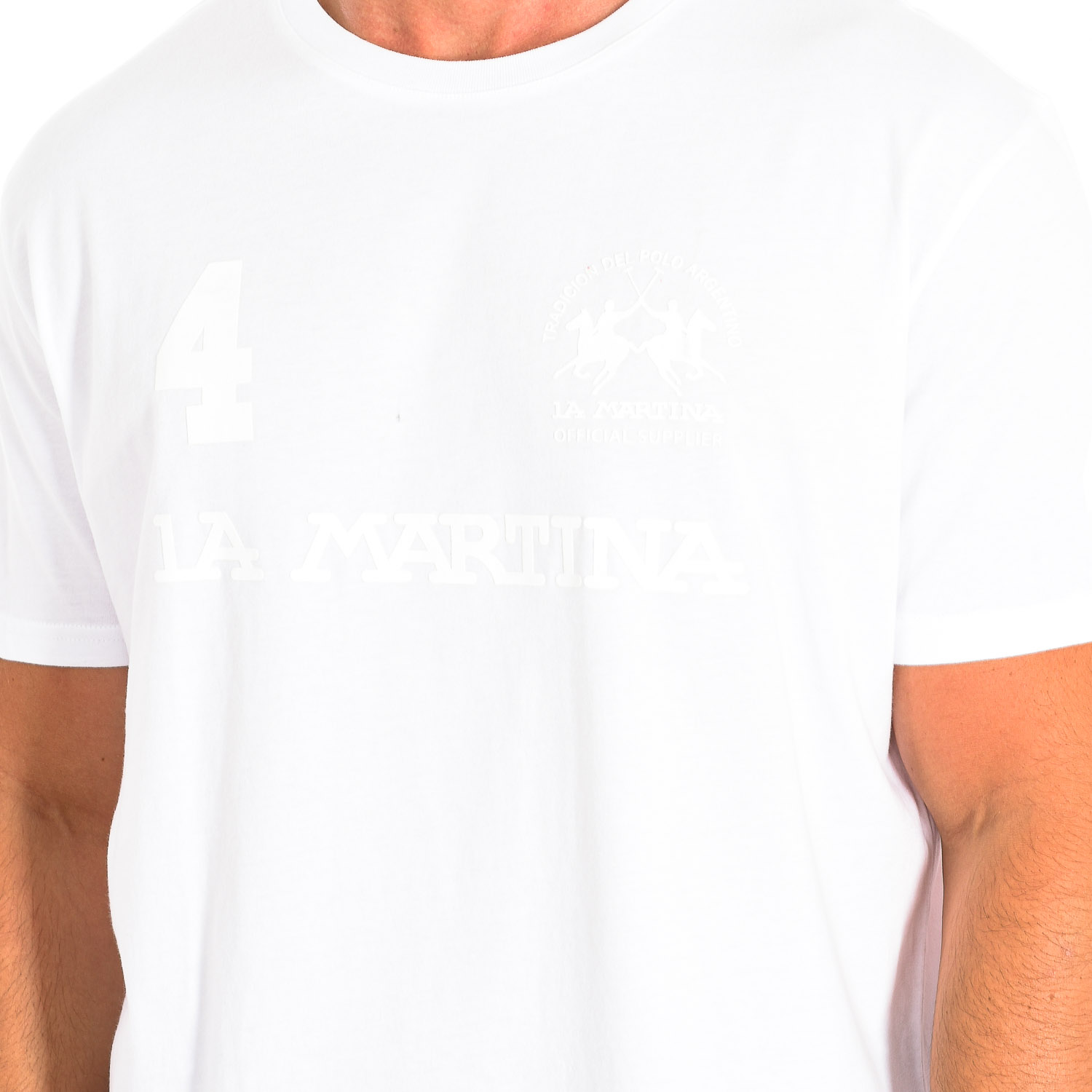 LA MARTINA T-shirts med korta ärmar TMR309-JS206 t-shirts - bas herr – bild 5