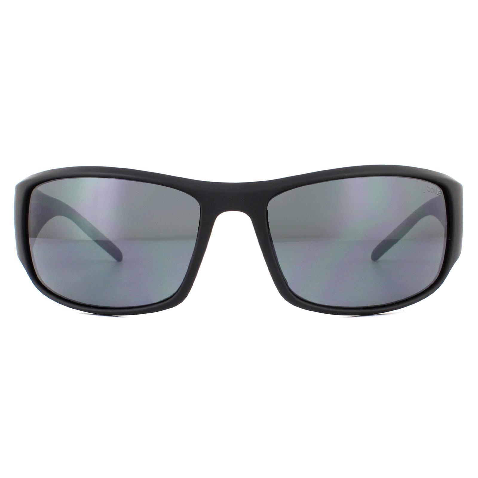 Thumbnail - Bolle Sonnenbrille King 12573 Matt Schwarz TNS Grau Polarisiert