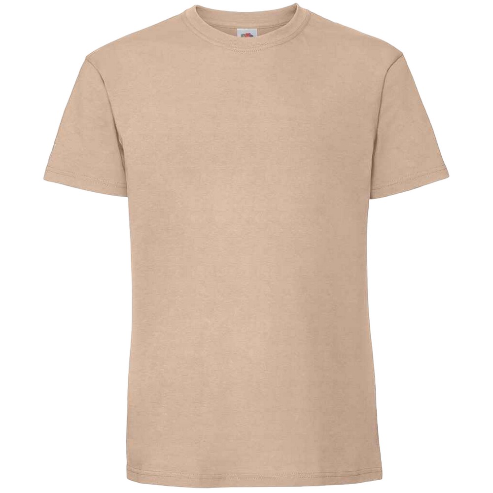 Thumbnail - Fruit Of The Loom Herren Premium T-Shirt (Sand)