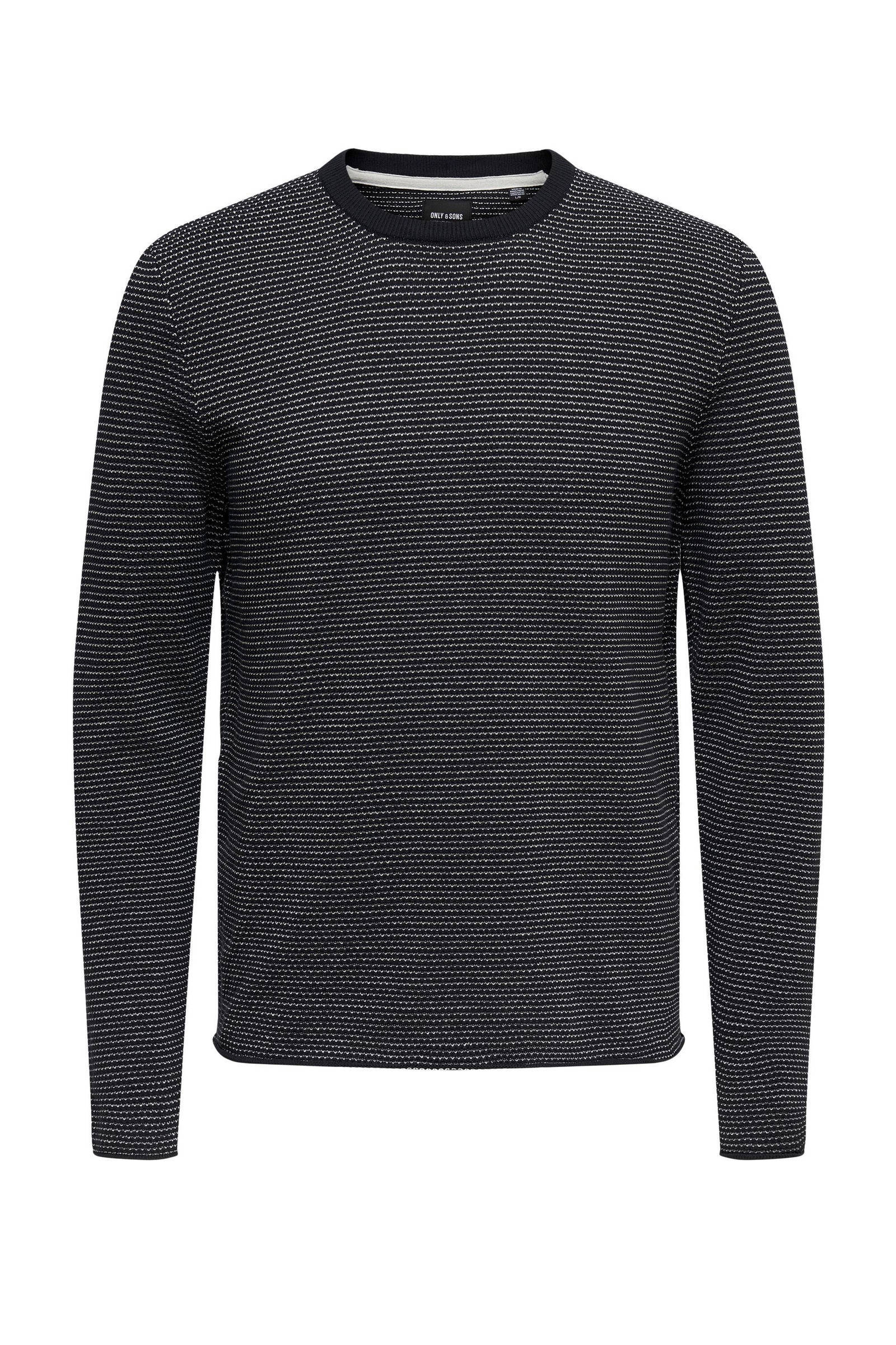 Thumbnail - ONLY & SONS gestreifter Pullover ONSNIGUEL dunkelmarine