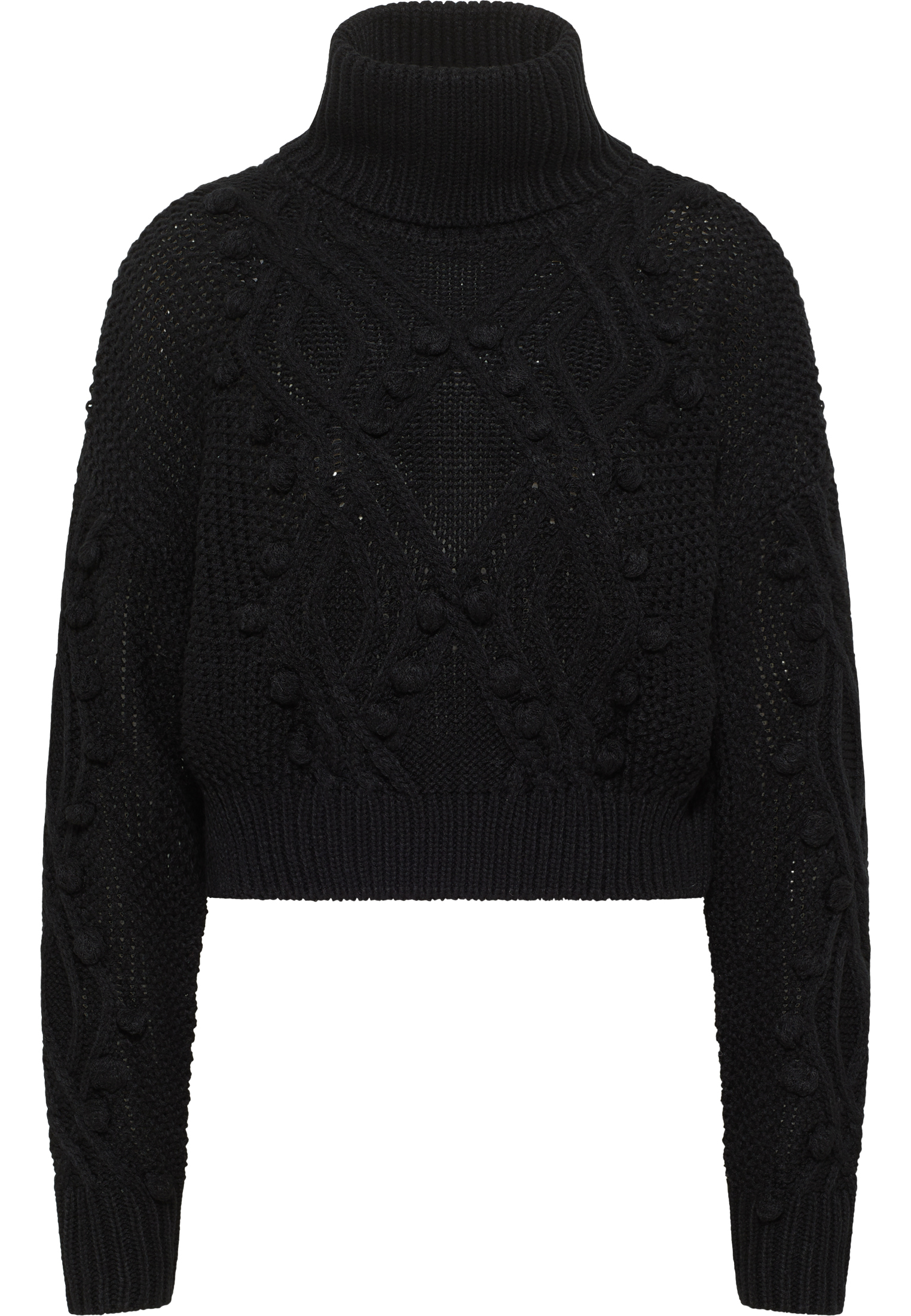 Thumbnail - IZIA Pull à col roulé en tricot gaya