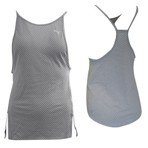 Thumbnail - Puma Tänzer drapey hellgrau Frauen dünner Gurt Tee Tanktop 515120 04 RW26