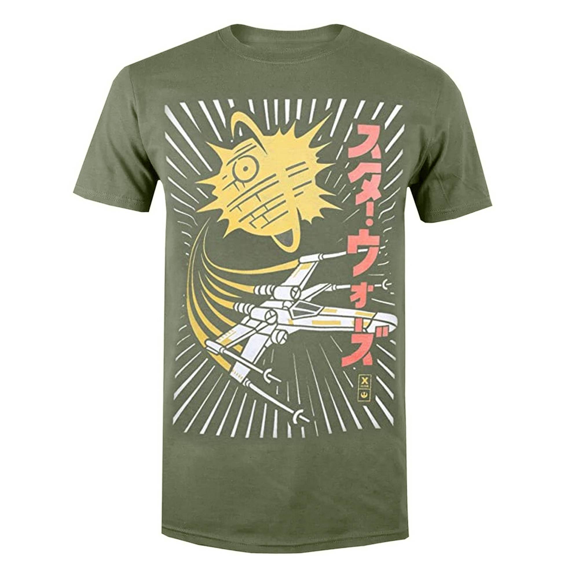 Star Wars - T-shirt REBEL ATTACK - Homme (Vert kaki)