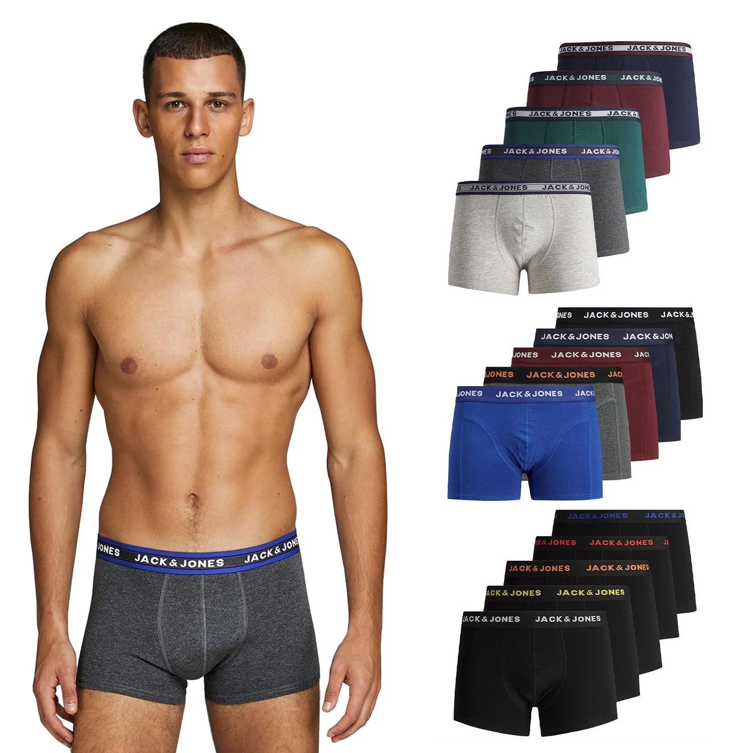 Thumbnail - Men's 5 Pack Boxer Briefs Unterwäsche Multipack Unterhosen Brandneu