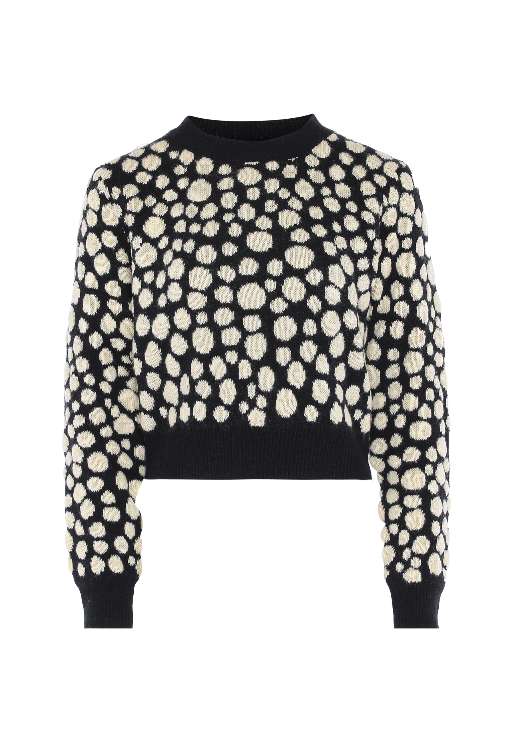 Thumbnail - Mymo Zur Seite fahren Damen schwarz-wollweiß