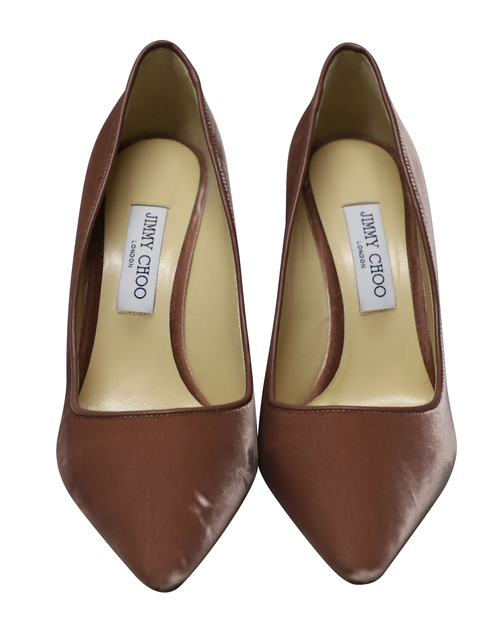 Romy 100 Pumps i Rosa Sammet 2