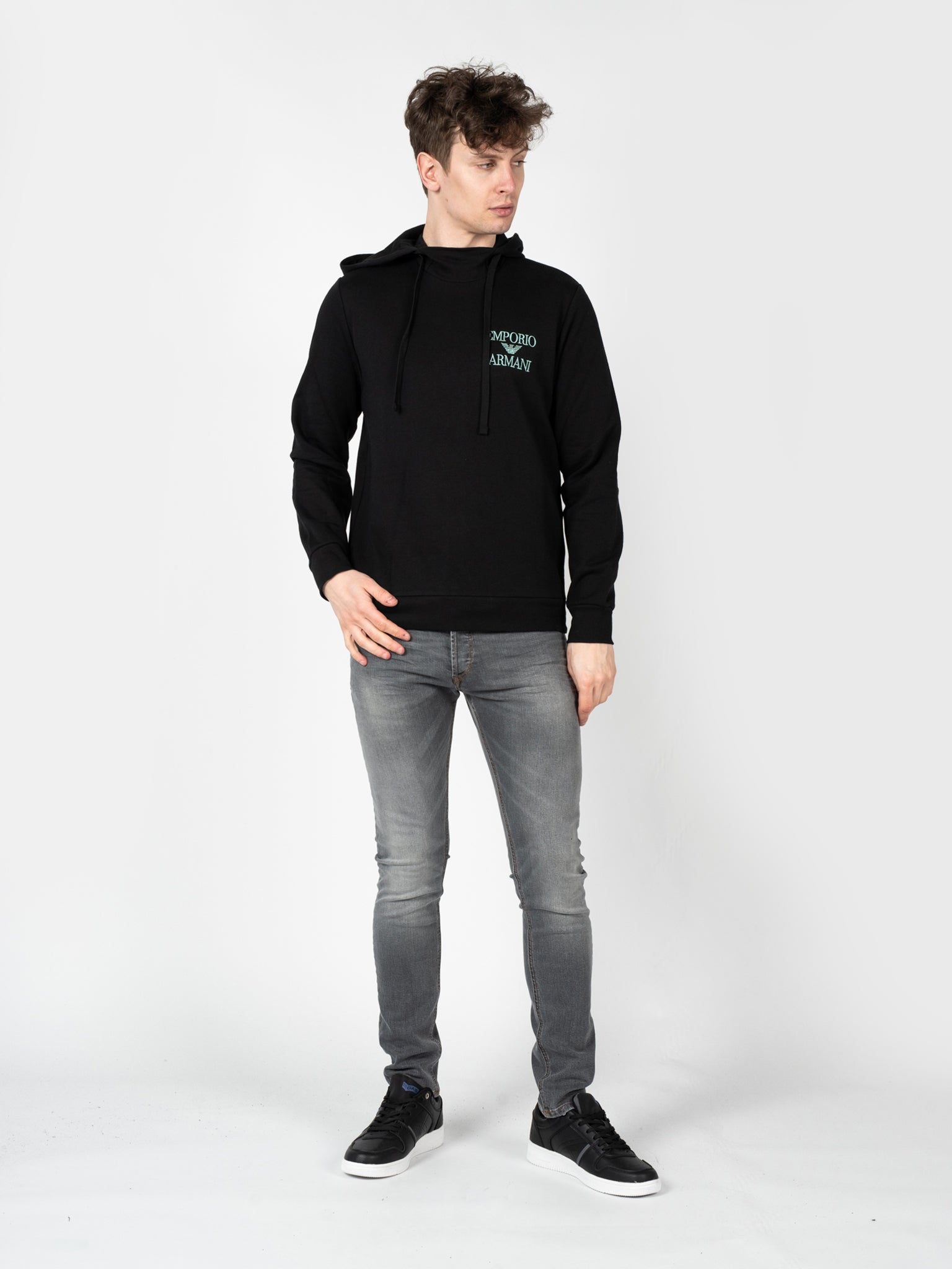 Emporio Armani Sweatshirt Svart för män herr – bild 2