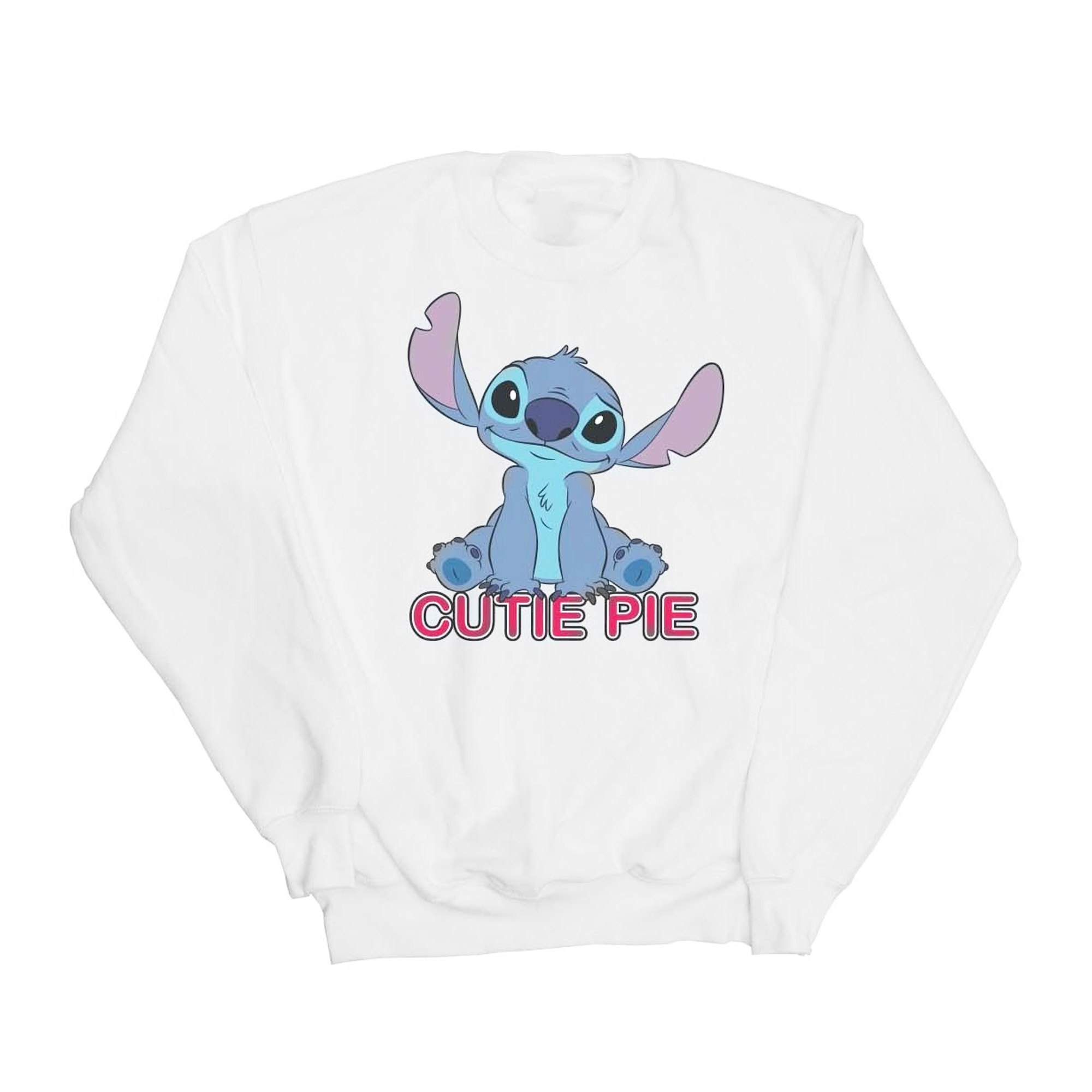 Thumbnail - Disney - "Lilo And Stitch Stitch Cutie Pie" Sweatshirt für Mädchen (Weiß)