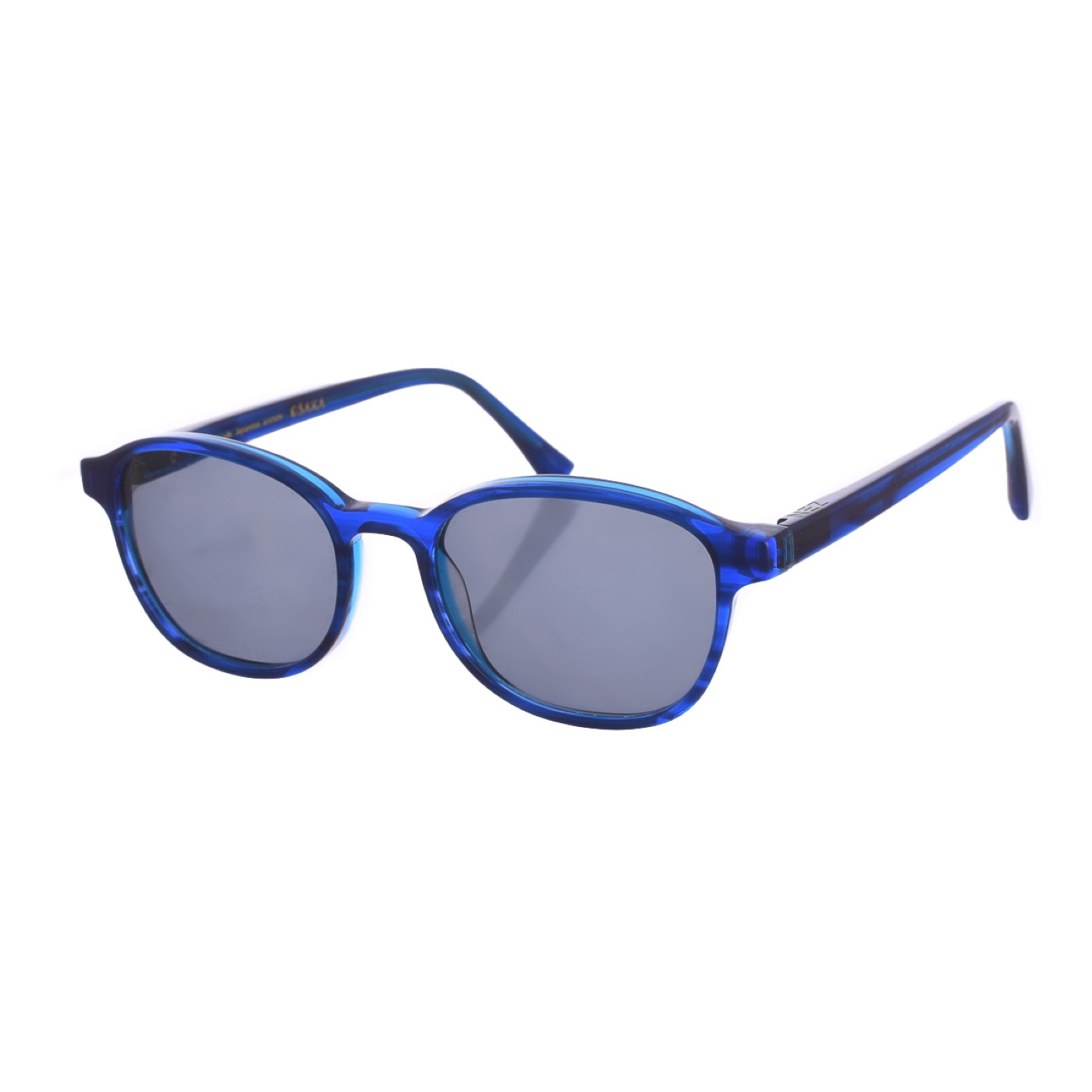 Zen Z422 Unisex Square Shape Acetate Sunglasses - Dark Blue - One Size