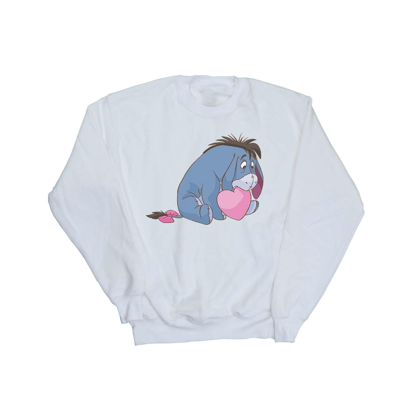 Thumbnail - Disney - "Winnie The Pooh Eeyore Mouth" Sweatshirt für Damen (Weiß)
