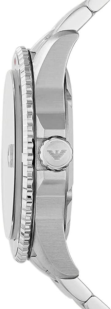 Emporio Armani Diver Silverklocka för män AR11339 herr – bild 2