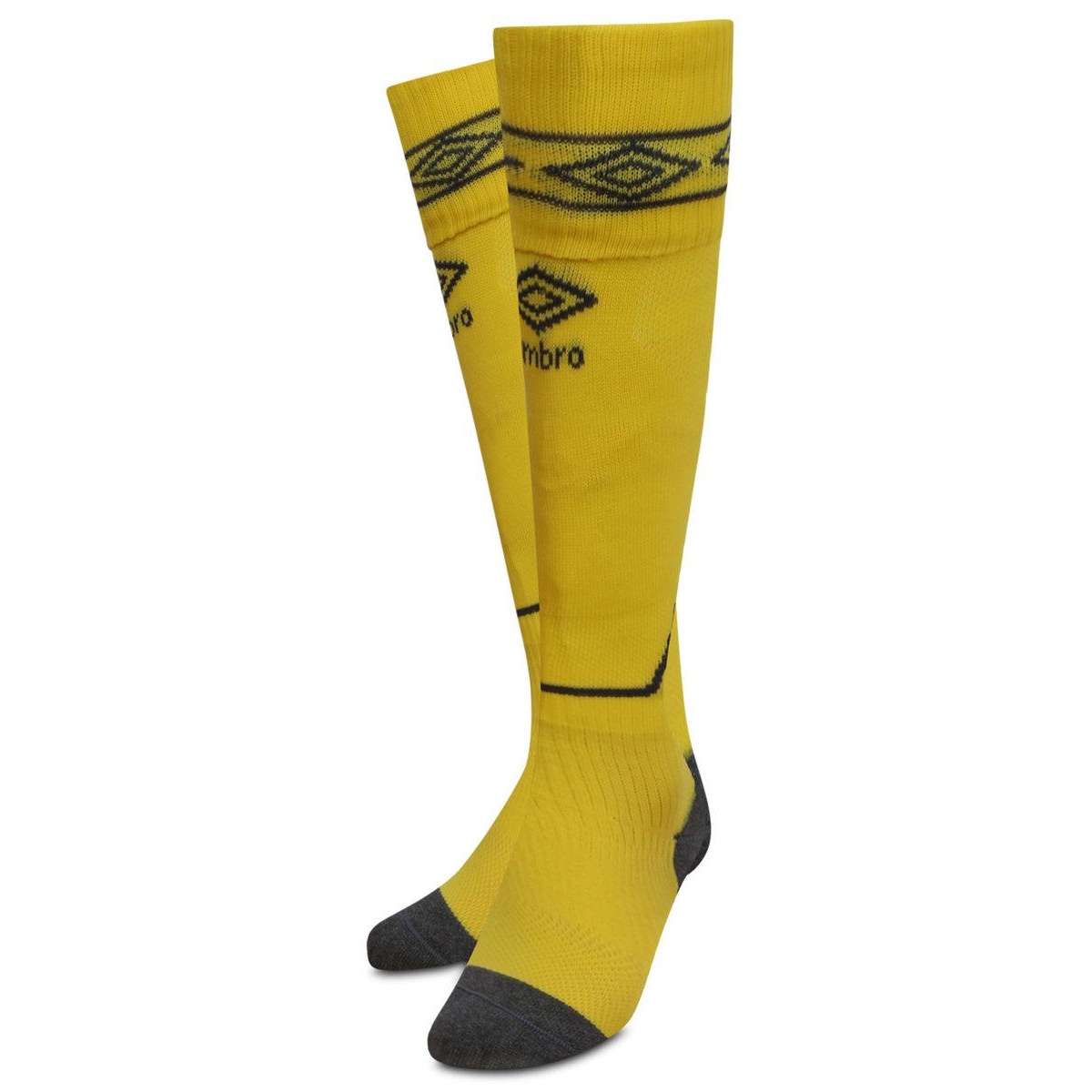 Thumbnail - Umbro - "Diamond" Fußballsocken (Kräftiges Gelb/Kohlen-Schwarz)