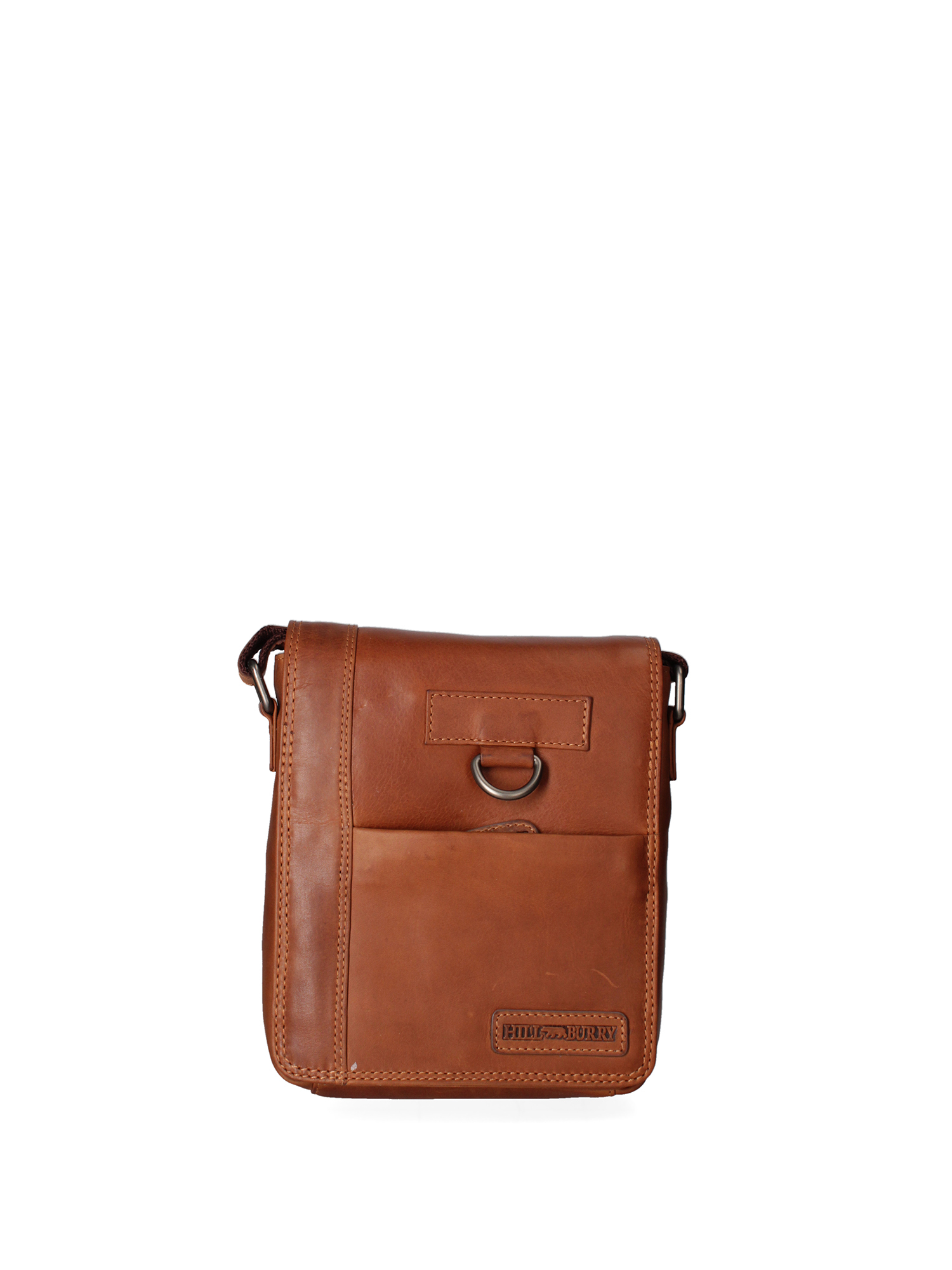 Hill Burry Umhängetasche Männer COGNAC