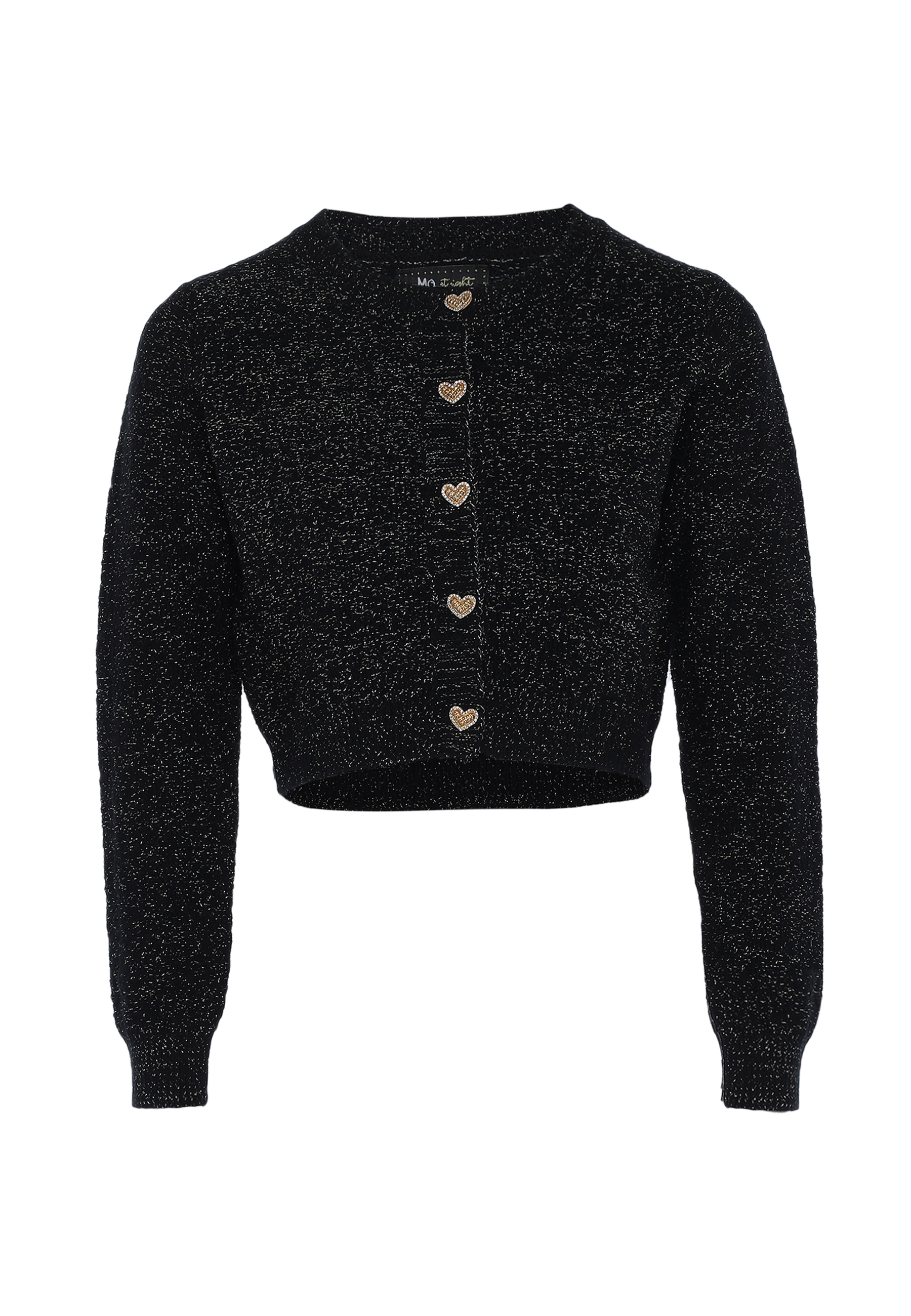 Thumbnail - Mymo Cardigan mit Effektgarn Damen schwarz