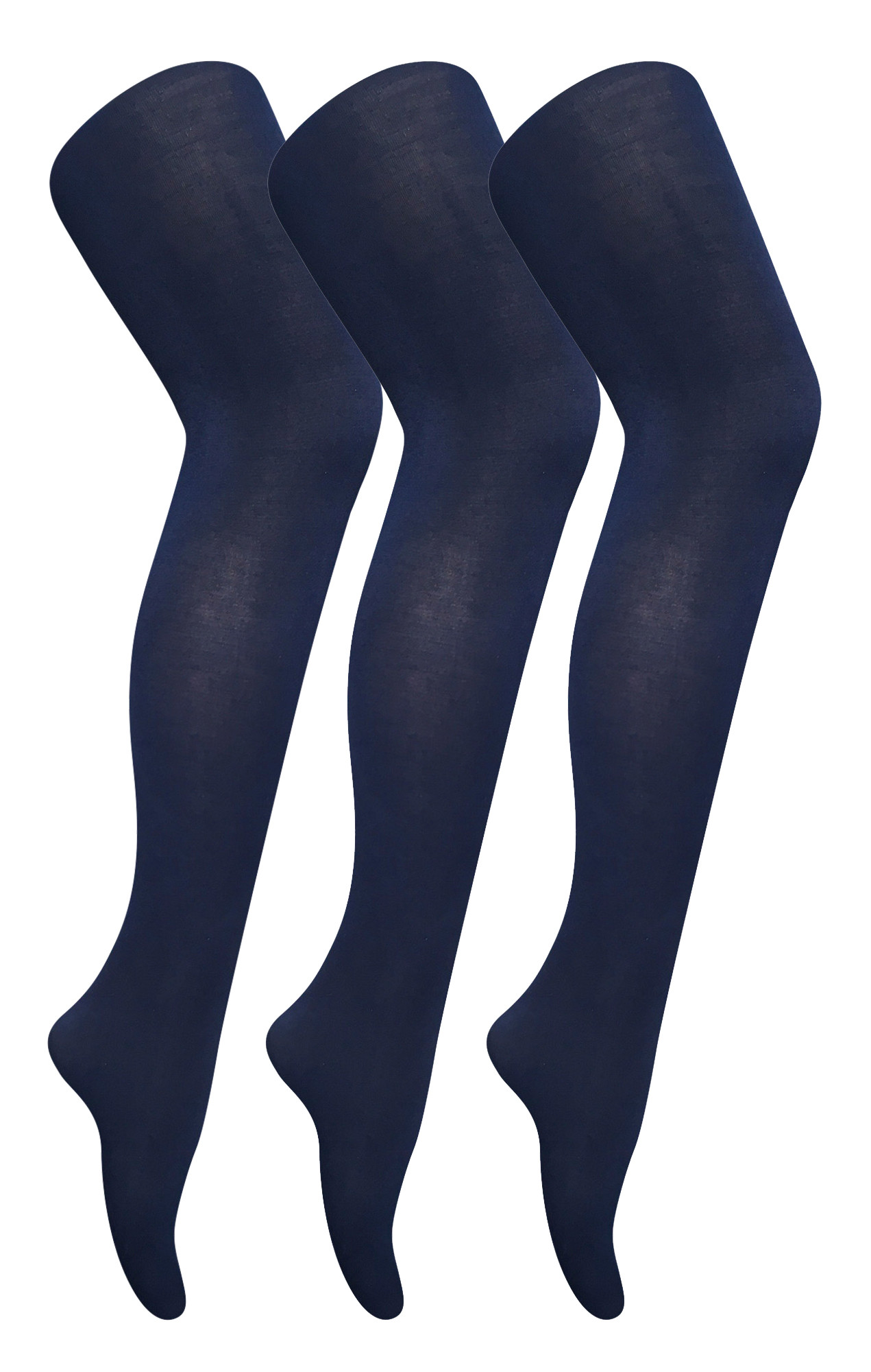 Thumbnail - 3 Paar Multipack Damen farbige undurchsichtige 80 Denier Strumpfhosen | Sock Snob | einfarbige Blockfarbe Strumpfhosen -...