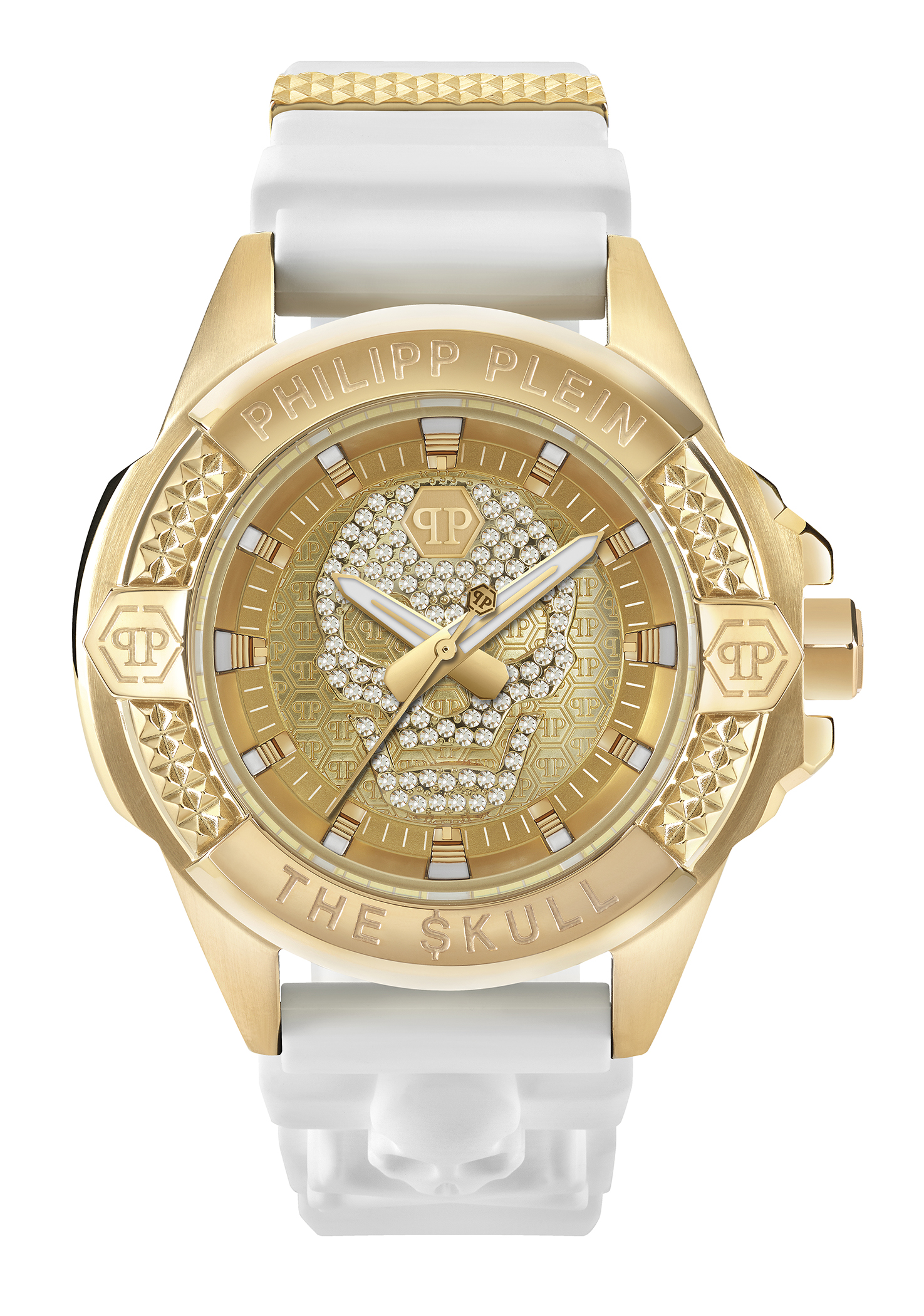 The $kull Unisex Vit Klocka PWAAA1221