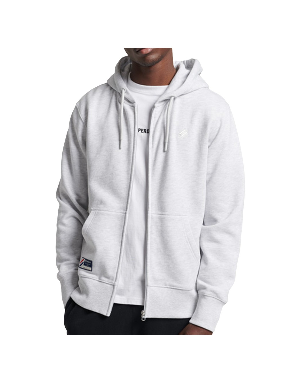 Superdry herrtröja med logotyp och flagga – bild 2