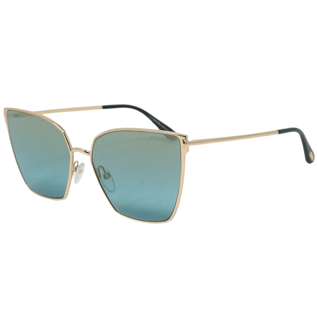 Tom Ford Helena FT0653 28V Guld Solglasögon dam – bild 2