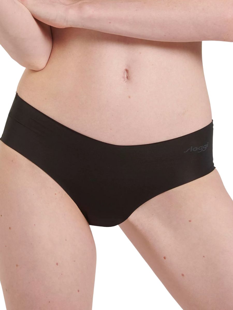 Sloggi Womens ZERO Microfibre 2.0 Hipster - Black Polyamide - Size X-Large