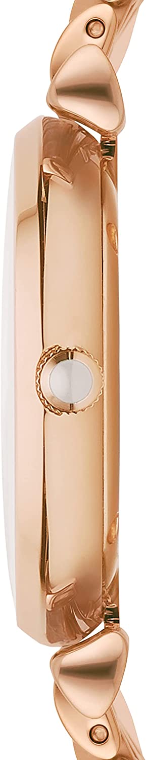 Emporio Armani Gianni T-bar damklocka i roséguld AR1909 – bild 2