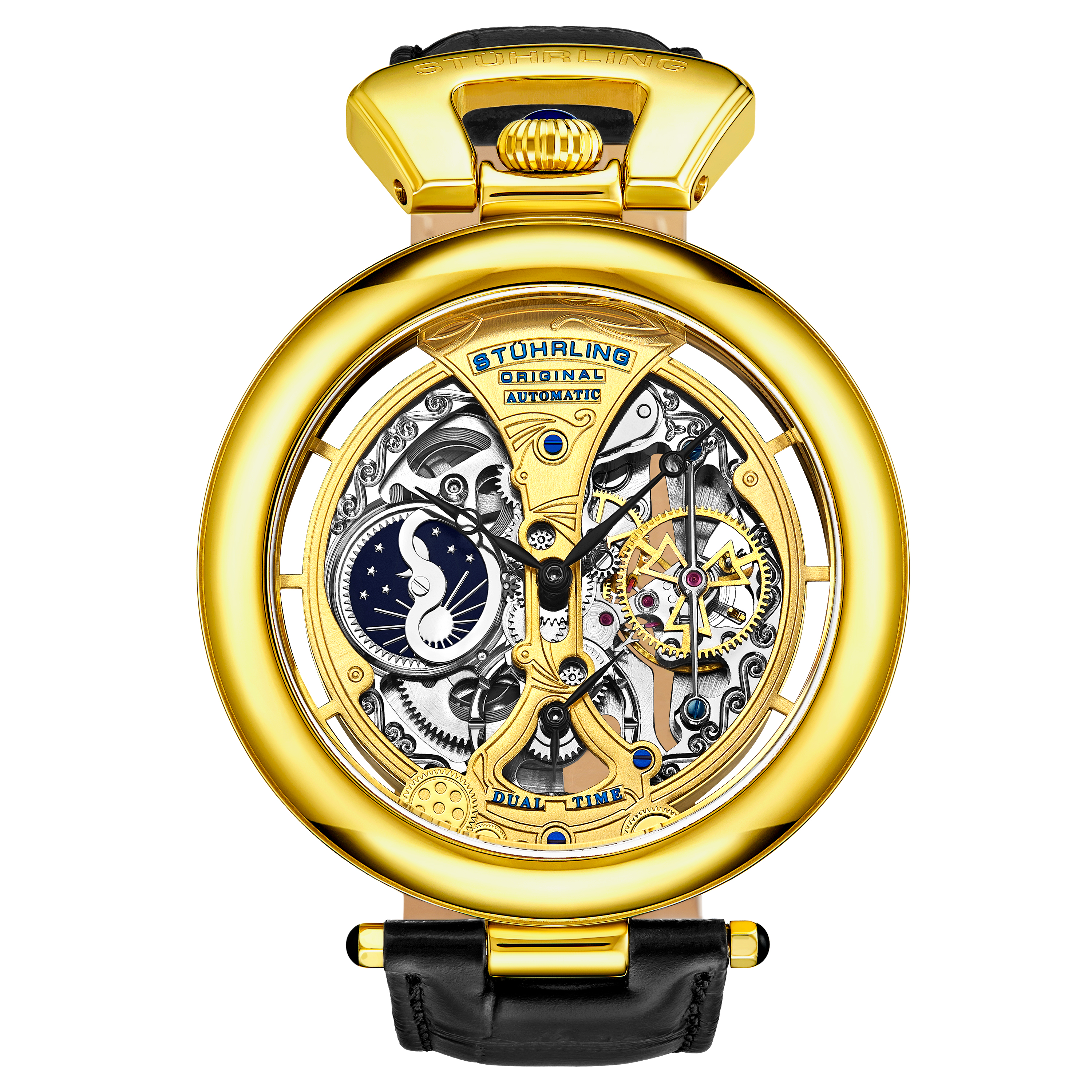 Thumbnail - Gold Emperor's Grandeur Automatik 49mm Skeleton