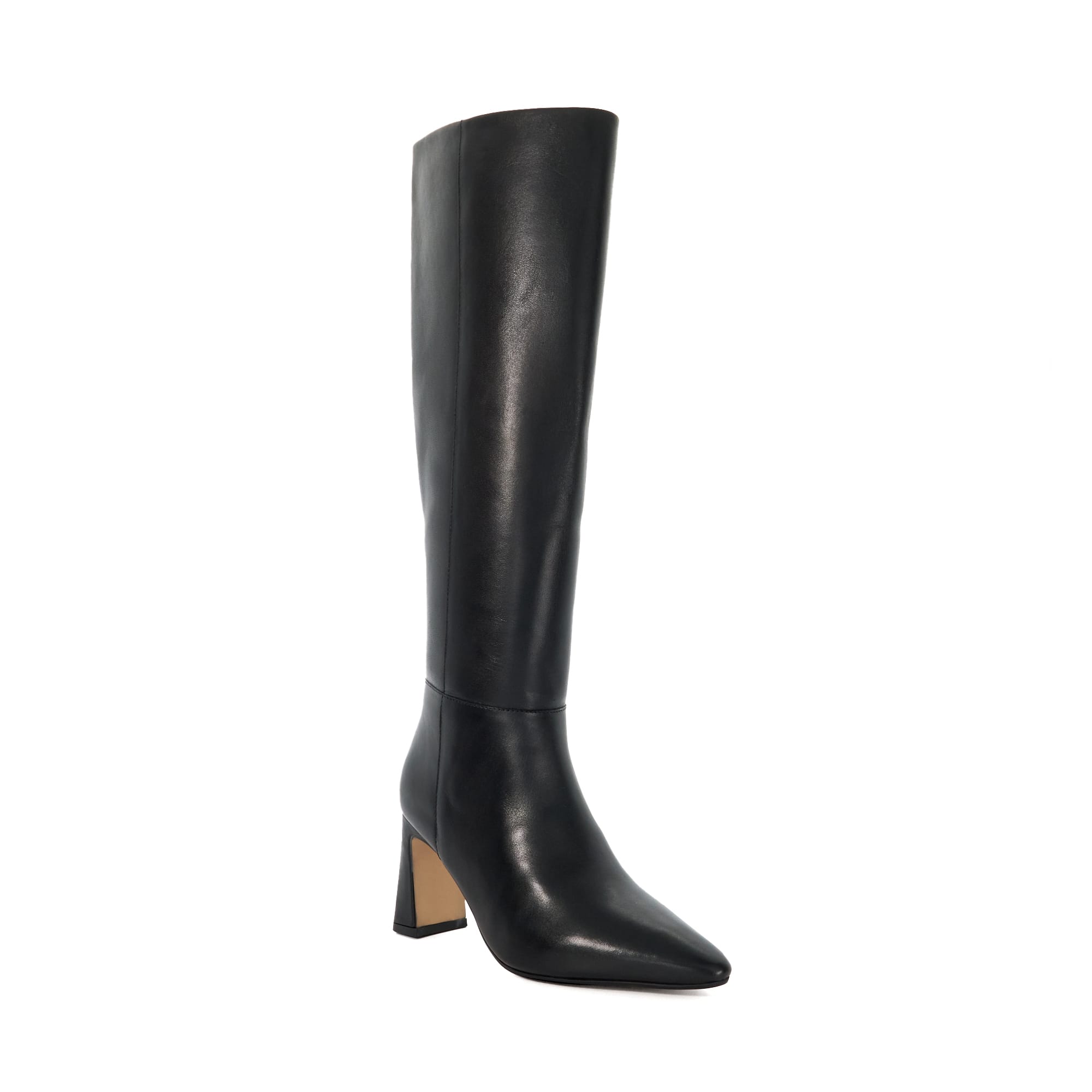Dune London Womens Ladies Startler – Knee High Heel Boots – Black material_leather1 – Size UK 6