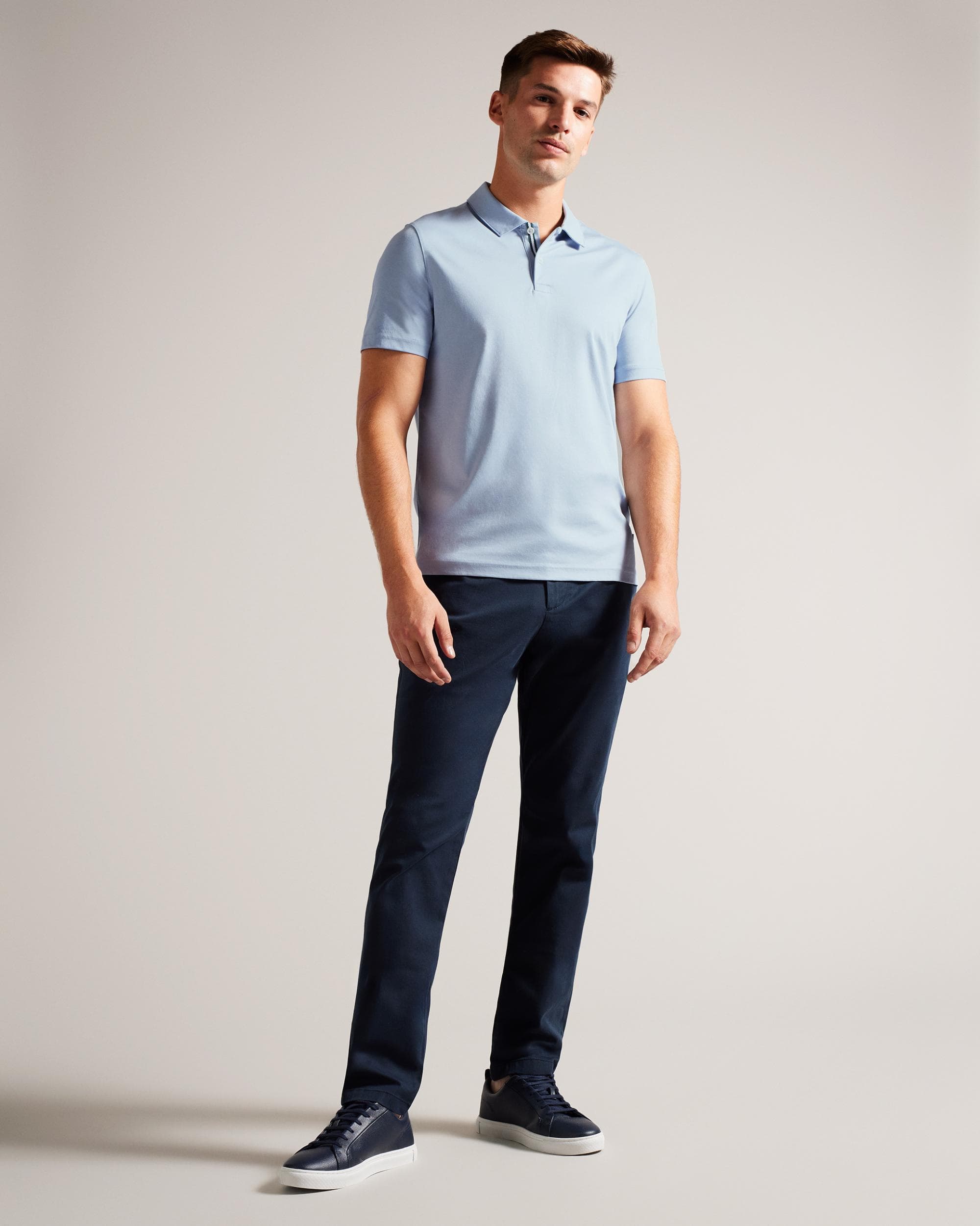 Zeiter Herr Kortärmad Slim Soft Touch Polo 2