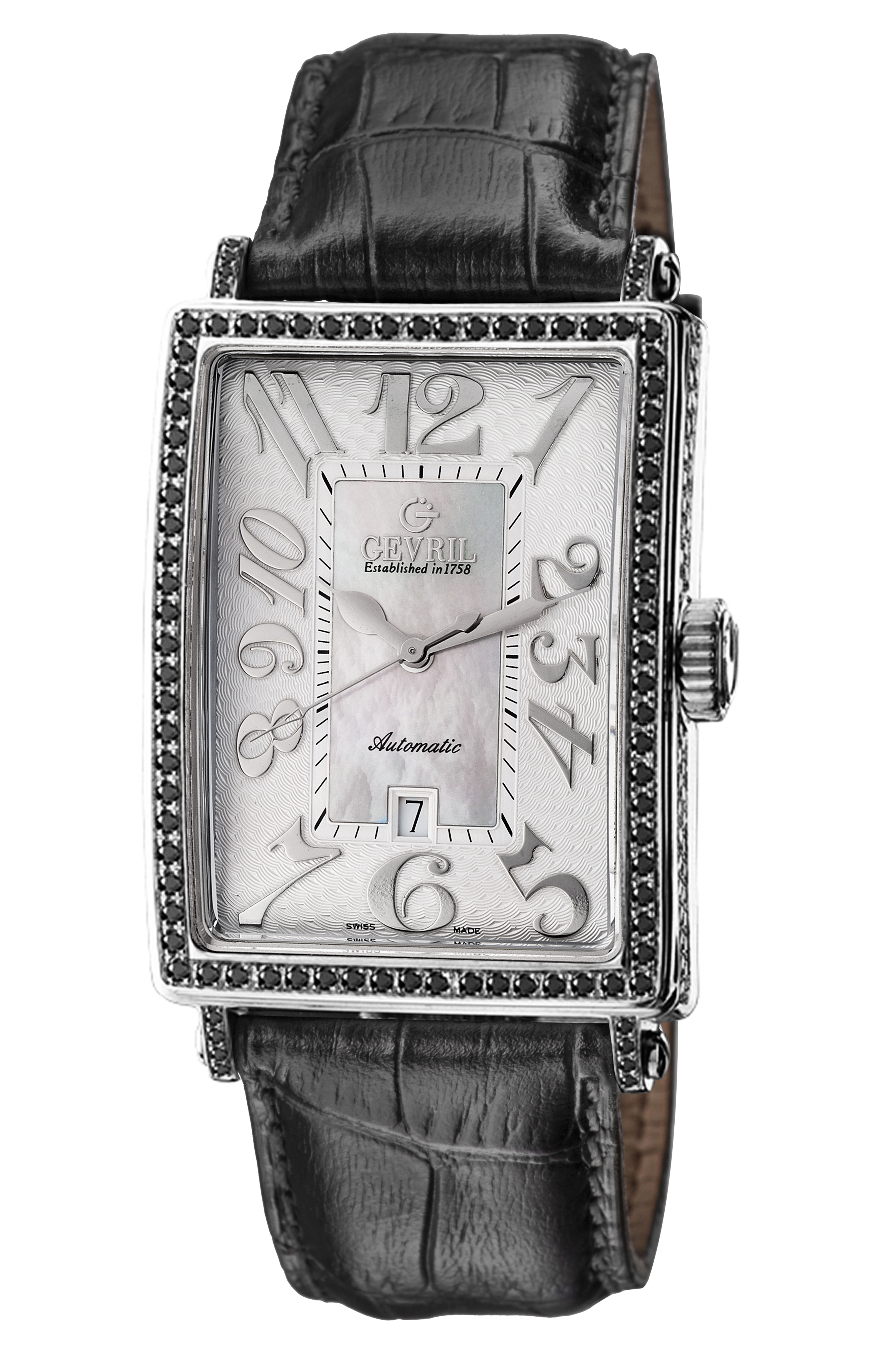 Gevril Womens 6309NV Watch – Green Stainless Steel – One Size