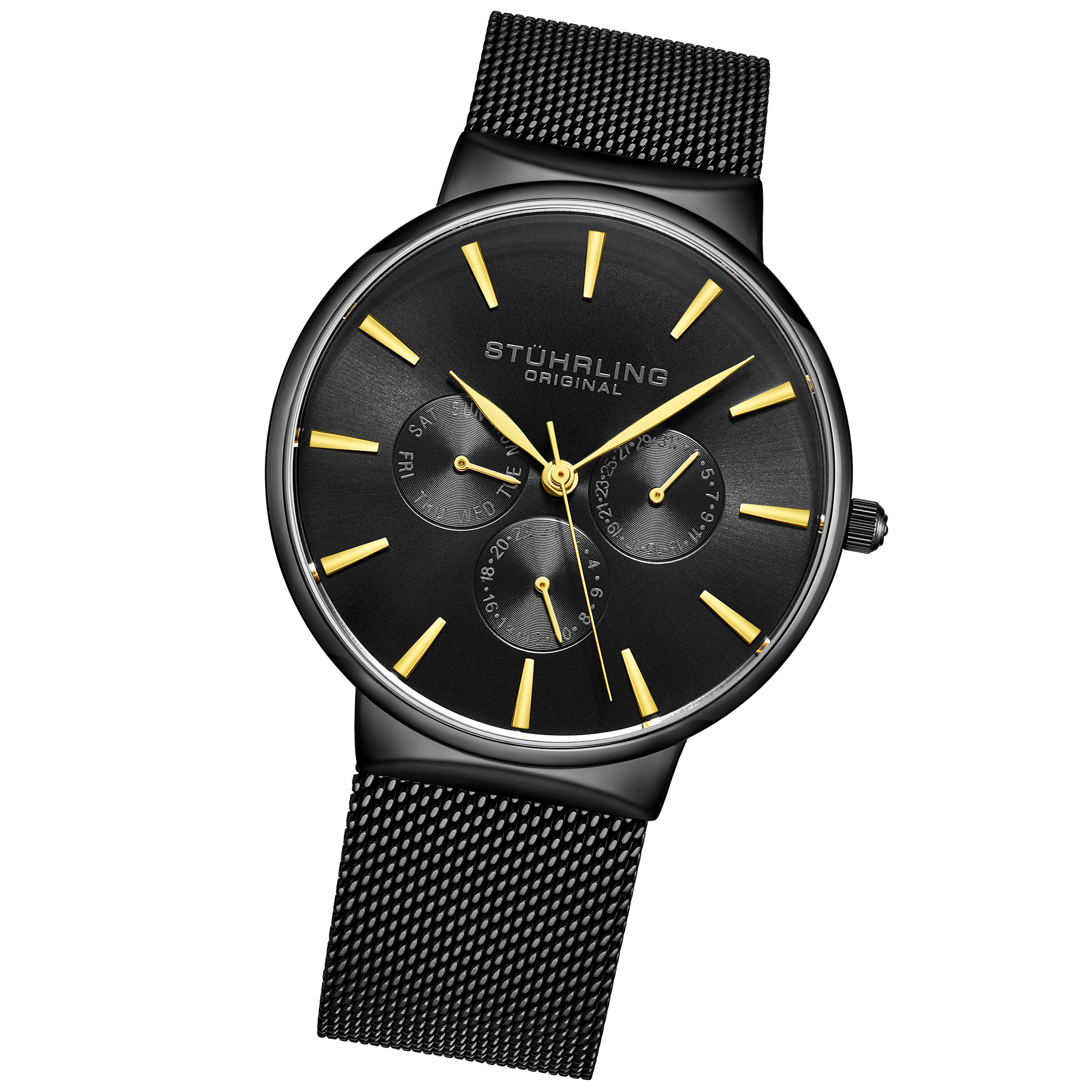 Stührling Monaco Kvarts 39mm analoga klockor herr – bild 2