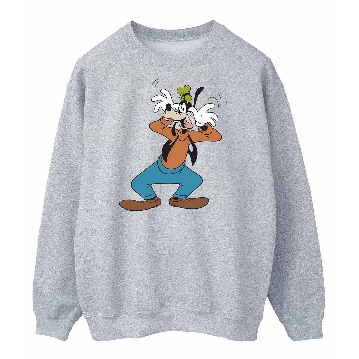 Thumbnail - Disney - "Crazy" Sweatshirt für Herren (Grau)