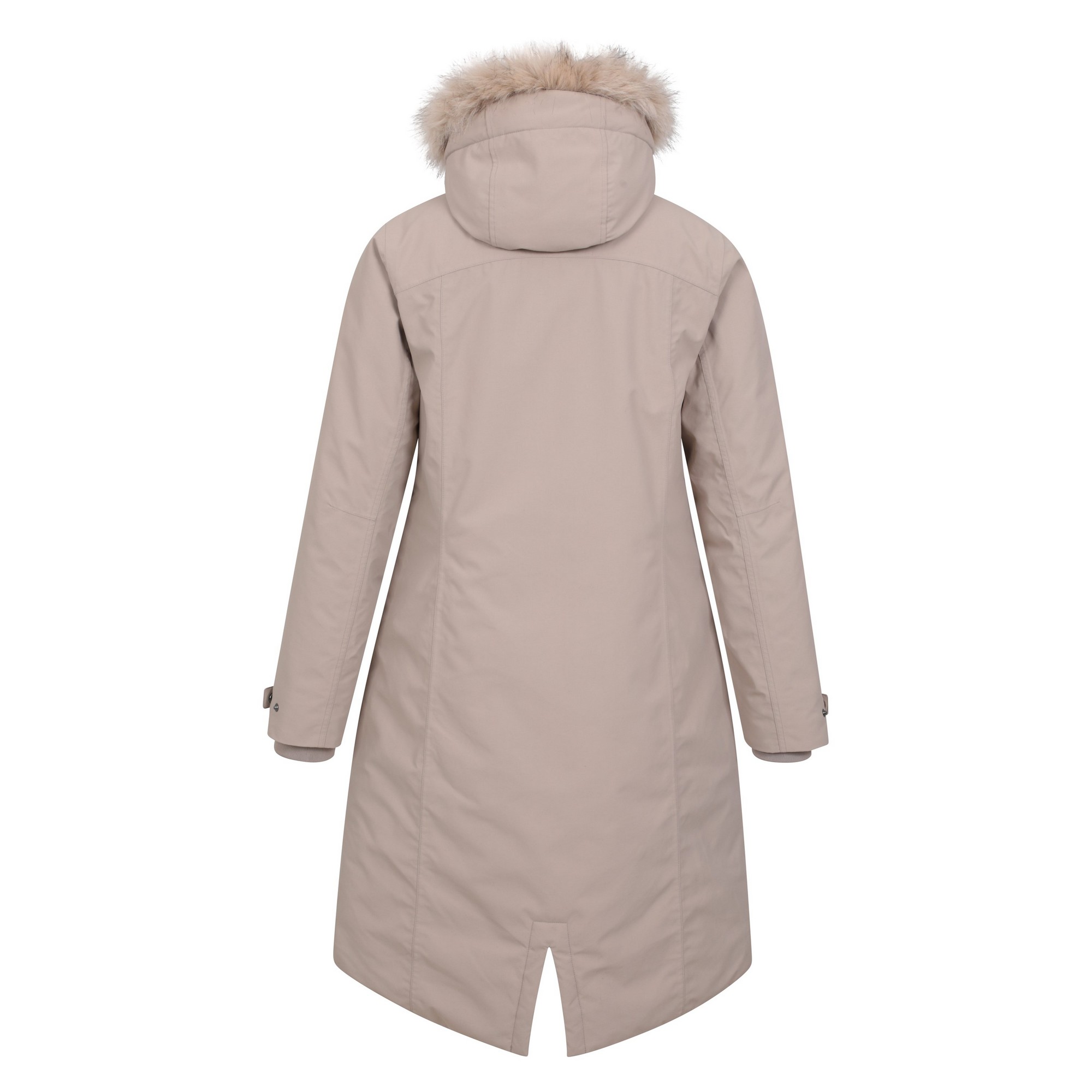 Mountain Warehou Dam Meadow Borg Fodrad Vattentät Jacka (Ljus Beige) – bild 2