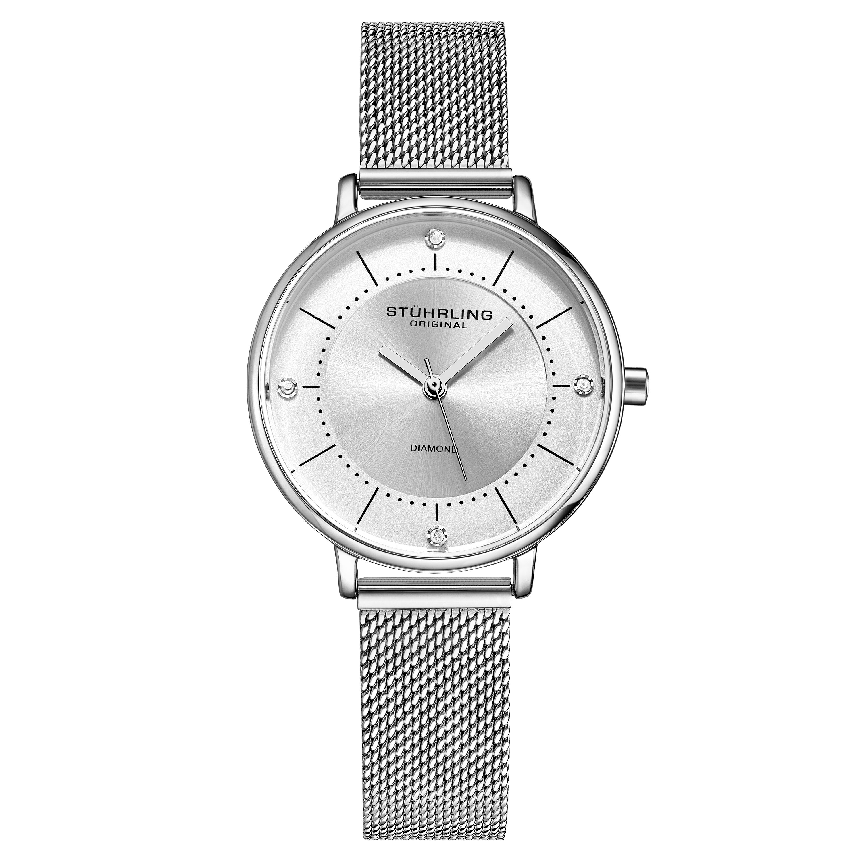 Thumbnail - Silber Almasi Quarz 34mm