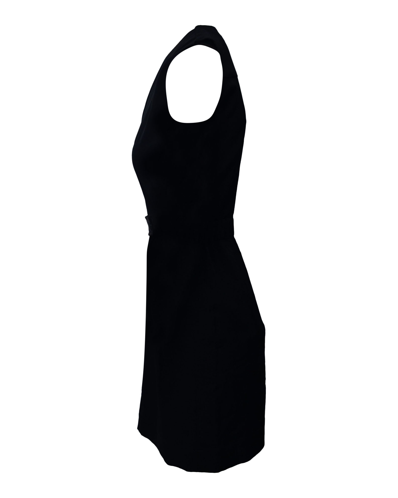 Balenciaga Pre-owned Balenciaga V-ringad klänning i svart triacetat dam – bild 2