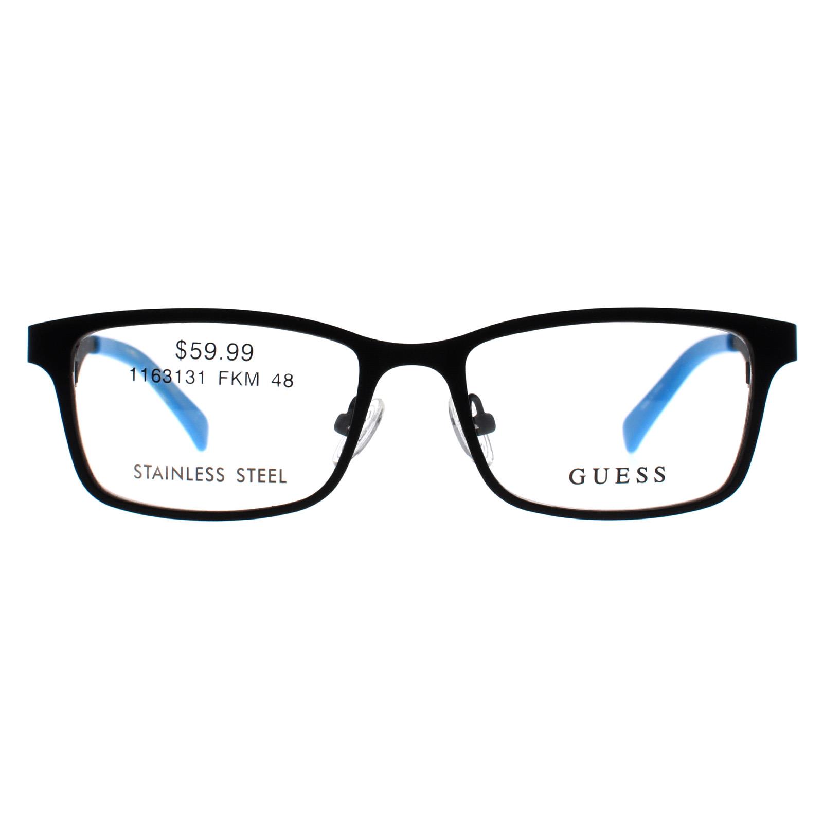 Guess Rectangle Unisex Matte Black GU9143-3 Metal - One Size