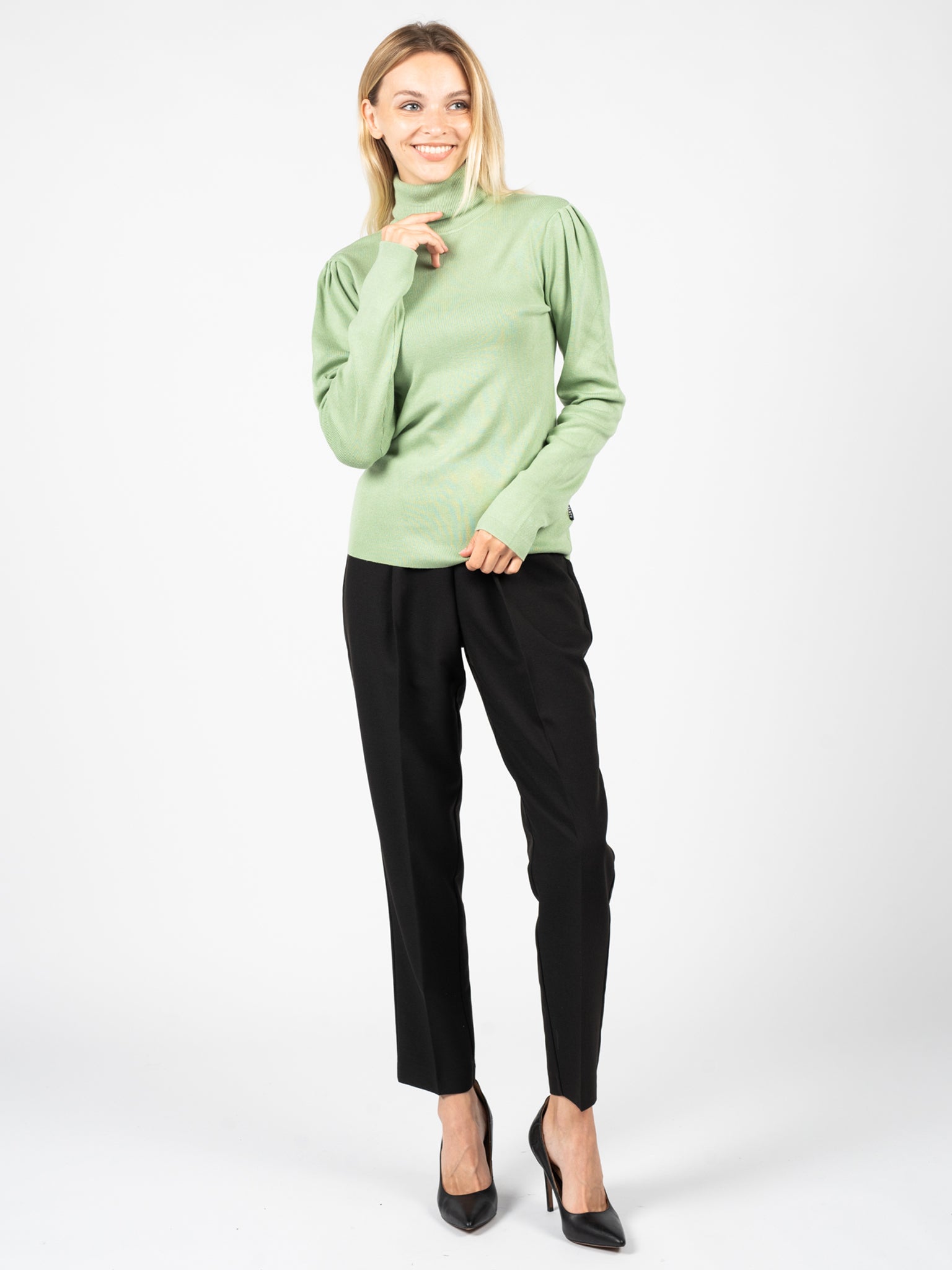 Silvian Heach Pullover Citron Dam stickade tröjor – bild 2