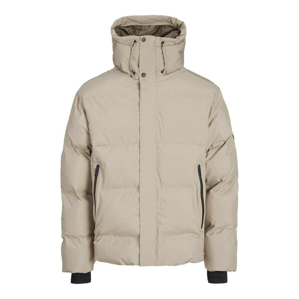 Thumbnail - Alpha Puffer von Jack & Jones in der farbe Beige.