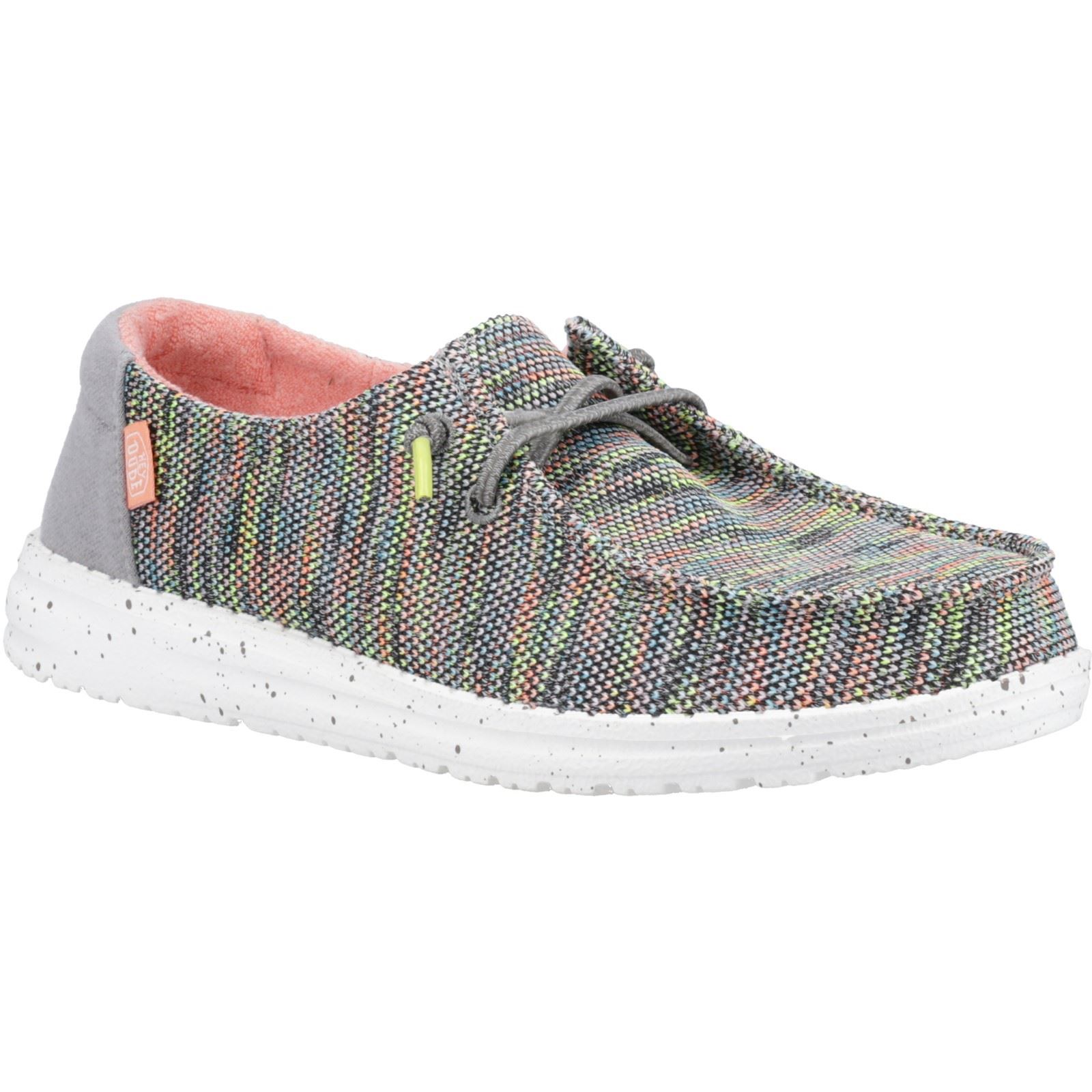 Thumbnail - HEYDUDE Wendy Sox Polyester/Baumwolle/Elasthan Damen Pfauenrosa Loafers