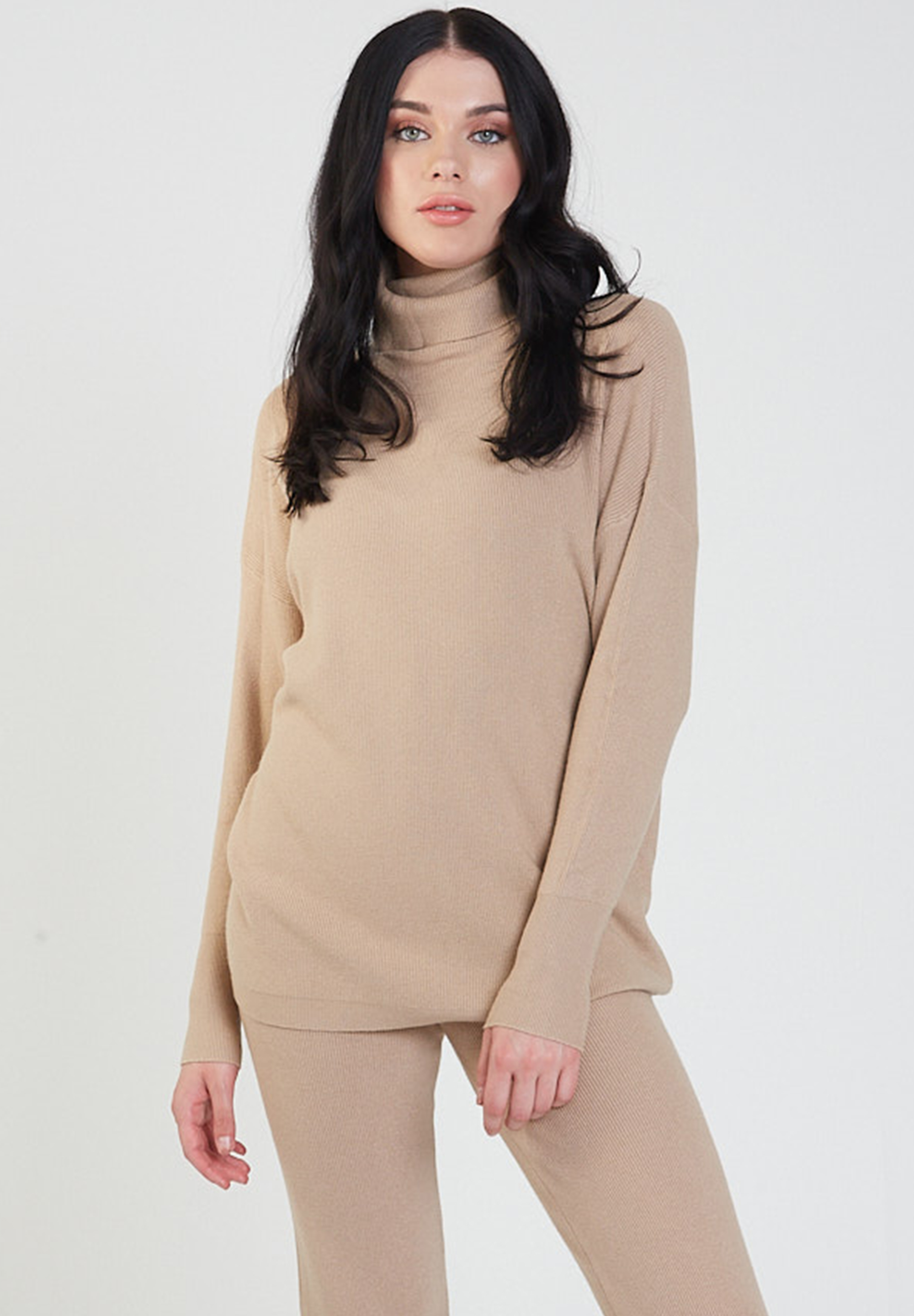 Thumbnail - Rollkragen-Strickpullover