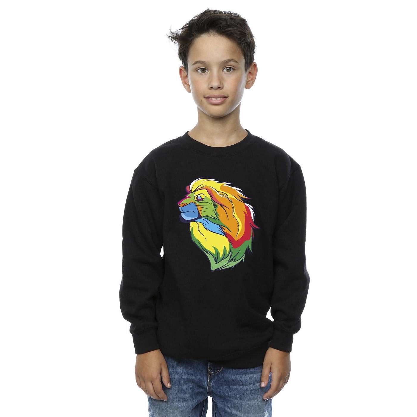 Disney Jongens The Lion King Kleuren Sweatshirt (Zwart)
