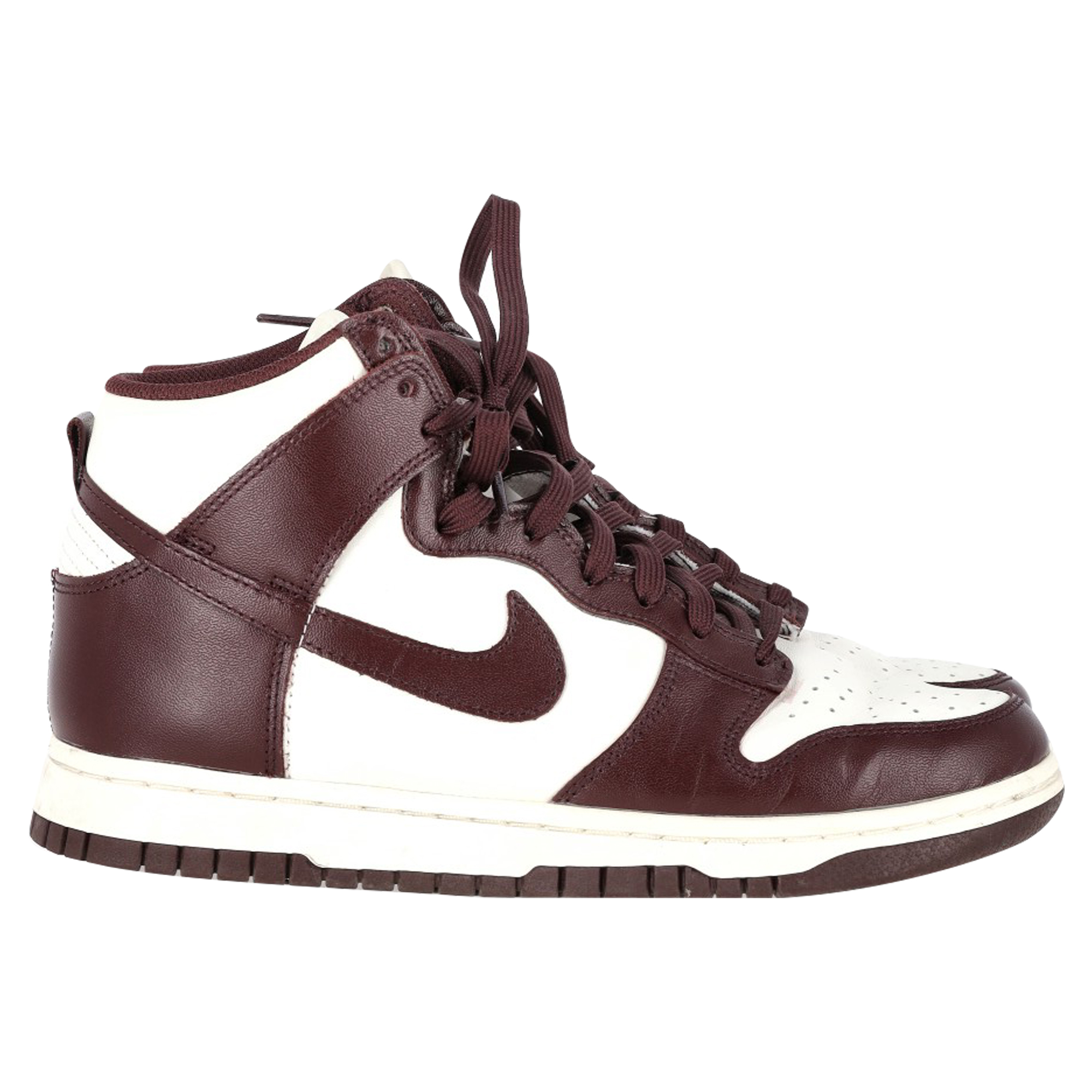 Nike Dunk High Burgundy Crush Sneakers i bourgogne läder