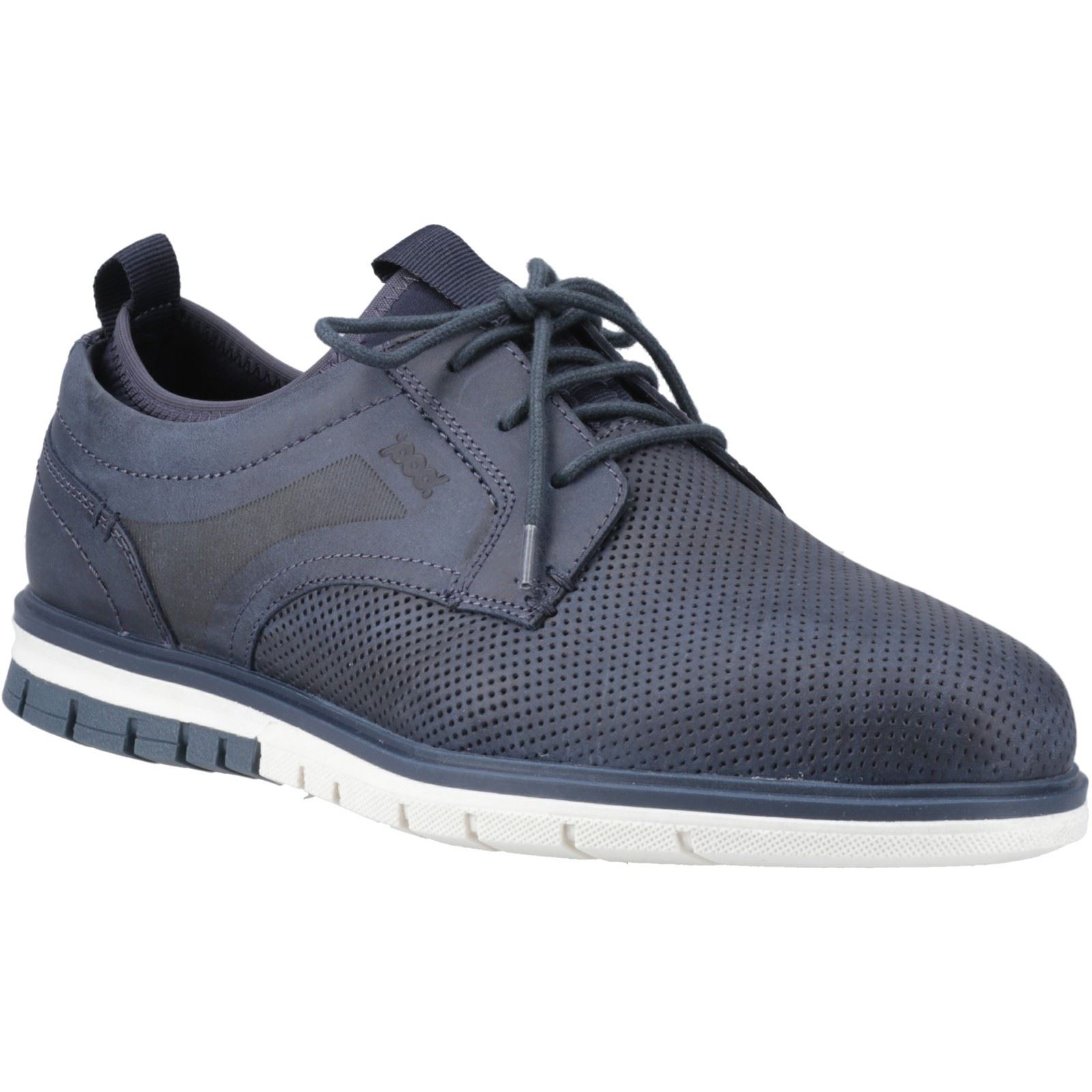 Thumbnail - Pod Murphy Leder Herren Navy Schnürschuhe