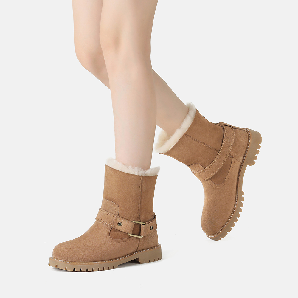 EverAU Australia EVER AU Women Pheasant Mid Calf Fashion Boots – bild 2