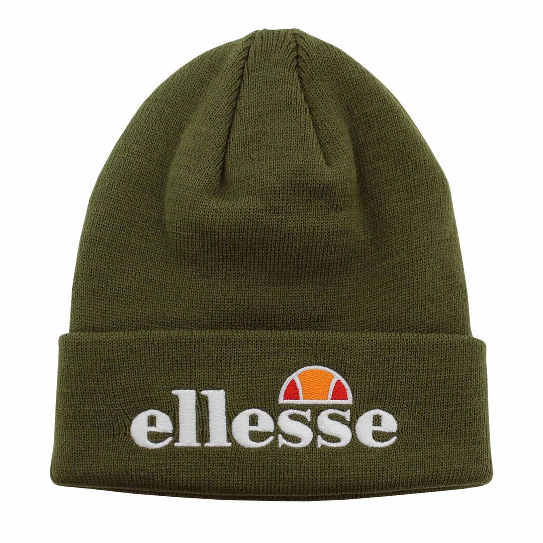Thumbnail - Ellesse Logo Velly Strick Mens Khaki Beanie