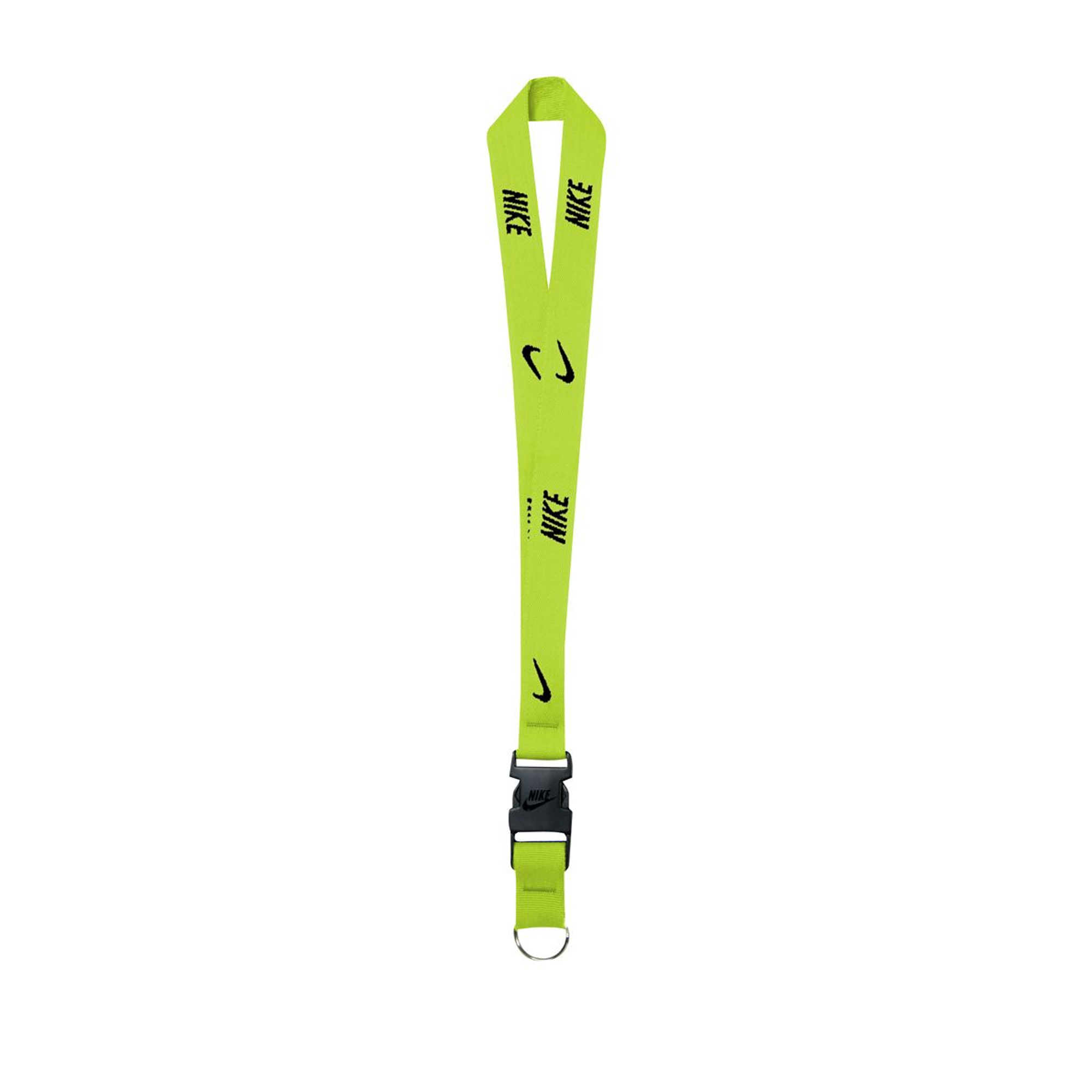 Nike Unisex Lanyard (Volt/Black) - Neon - One Size