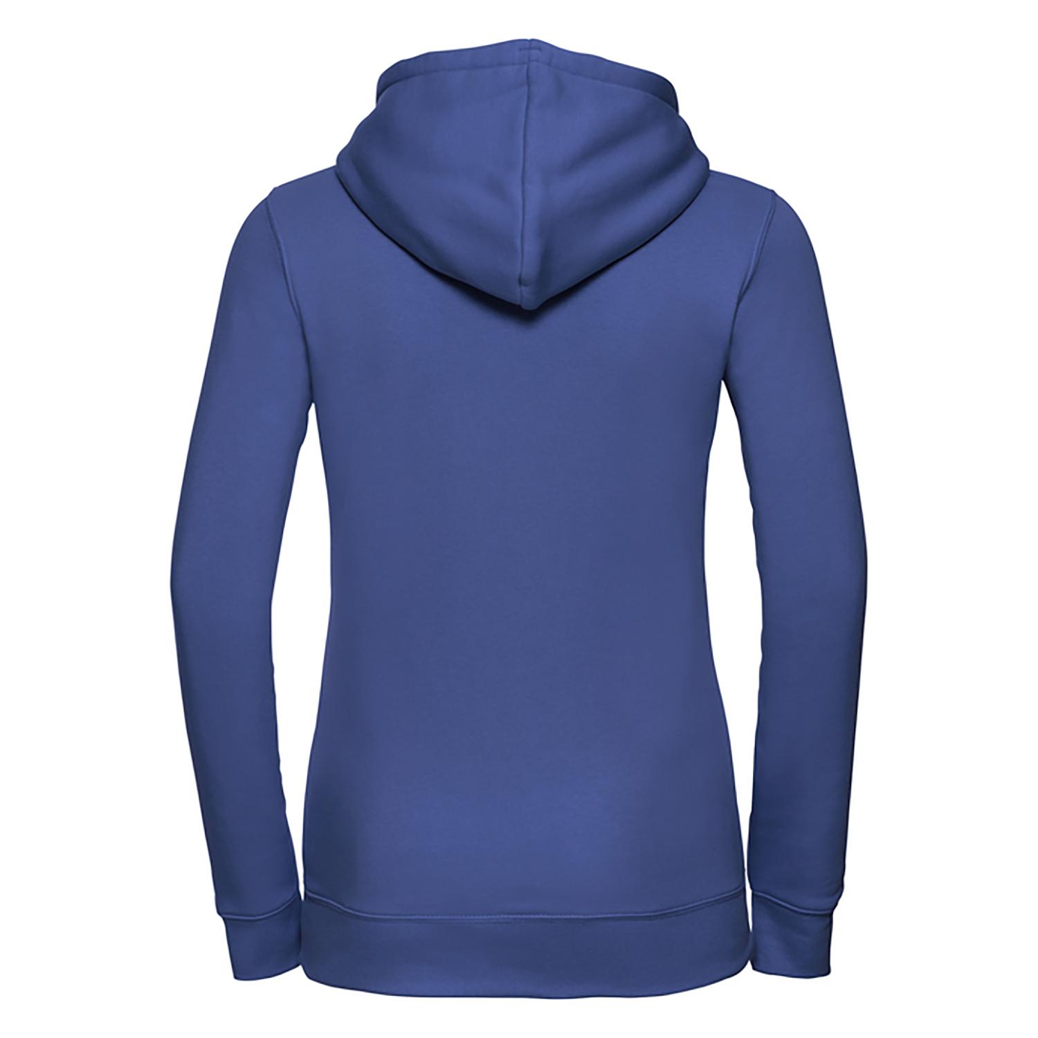 Russell Athletic Russell Womens Premium Authentic Hoodie (3-lagers tyg) (Ljusa kungliga) dam – bild 2