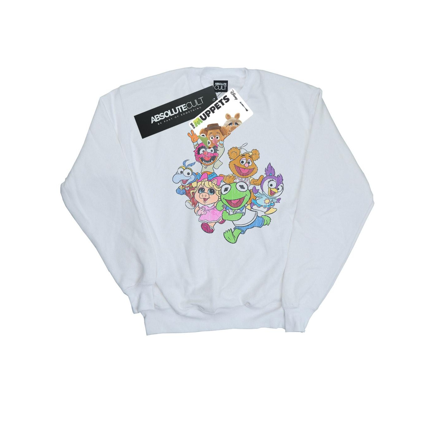 Thumbnail - Disney - "The Muppets Muppet Babies Colour Group" Sweatshirt für Herren (Weiß)