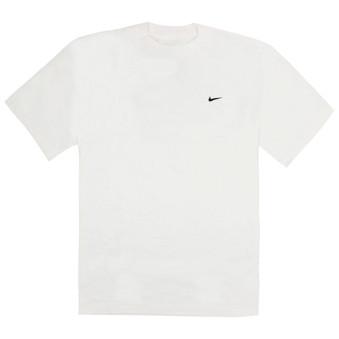 Thumbnail - Nike Mens Plain White Tee Casual T-Shirt 990479 001