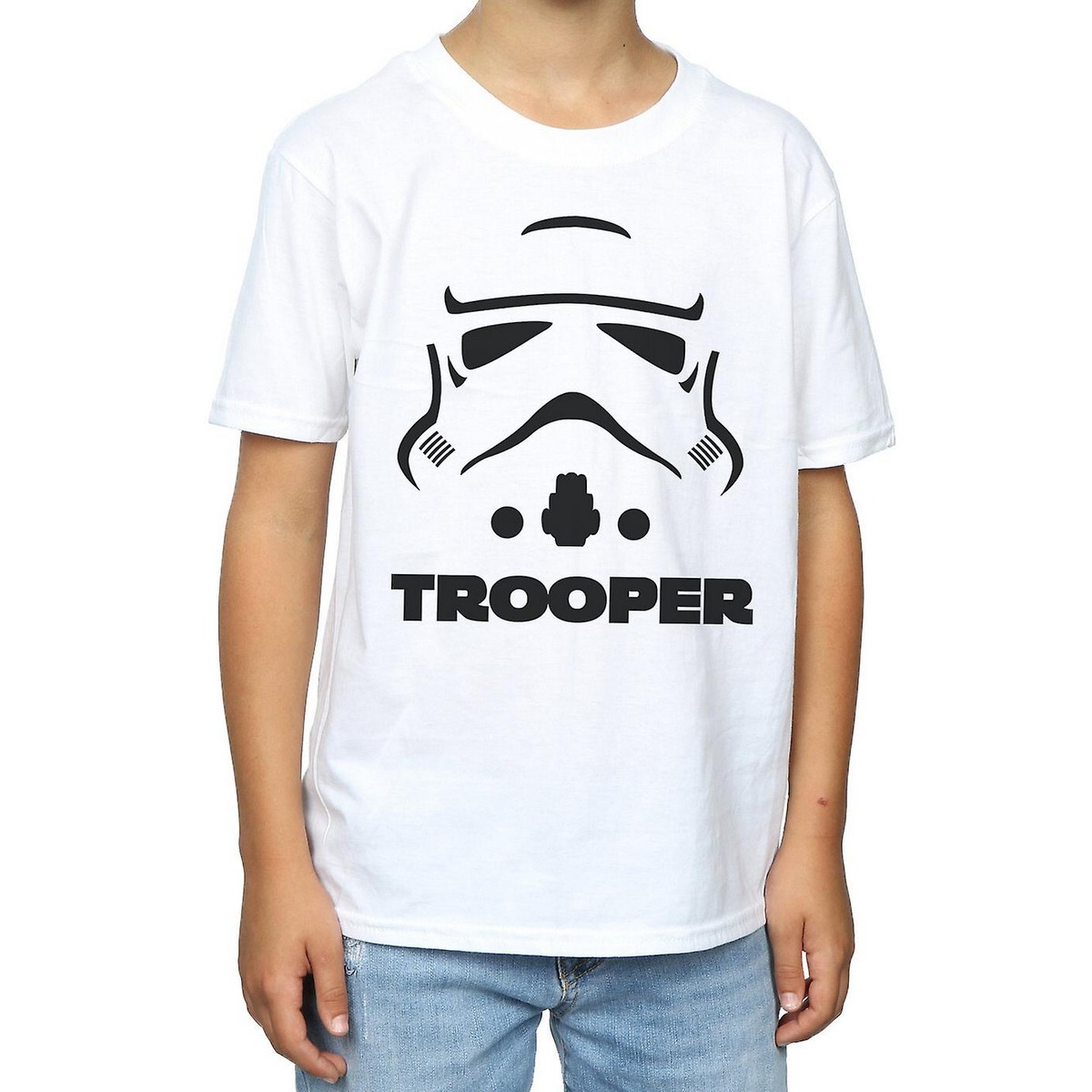 Star Wars - T-shirt - Garçon (Blanc)
