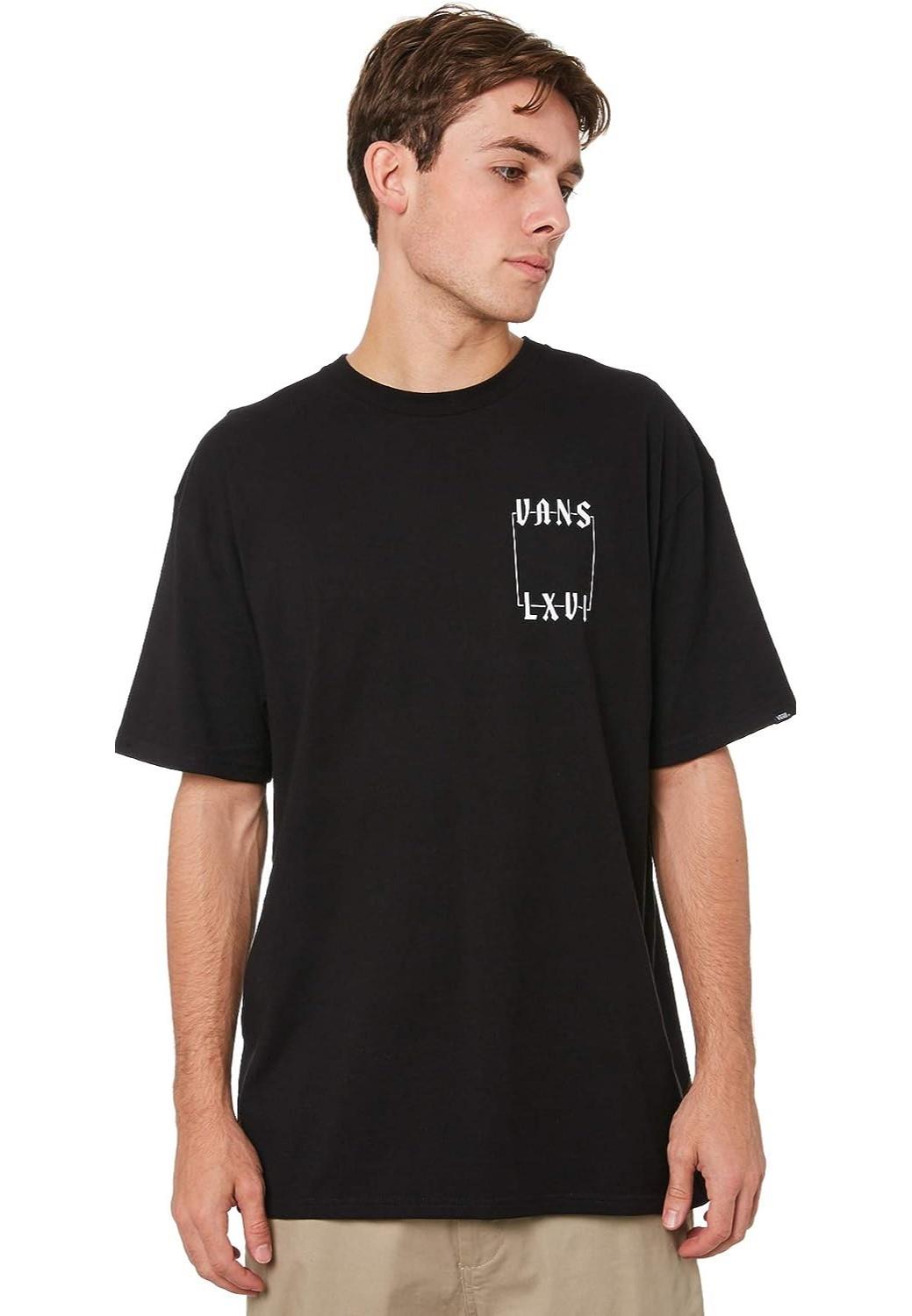 Thumbnail - Vans Herren Crescent T-Shirt in Schwarz